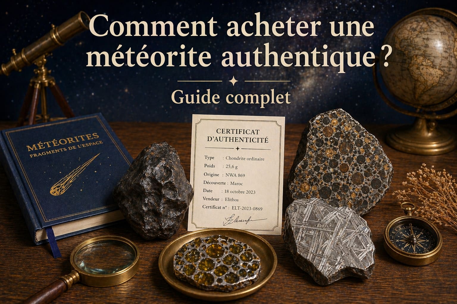 Comment acheter une météorite authentique ?