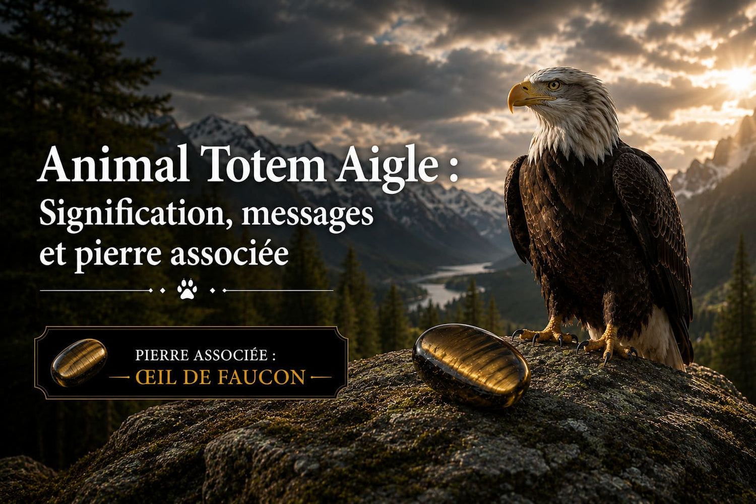 Animal Totem Aigle oeil de faucon
