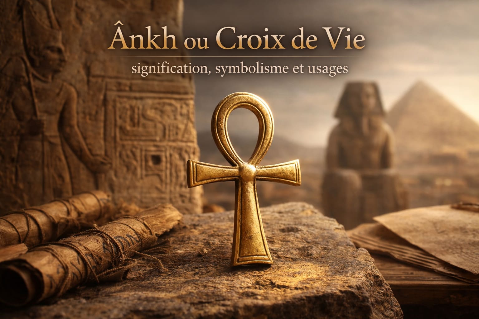Ânkh ou Croix de Vie : signification, symbolisme et usages
