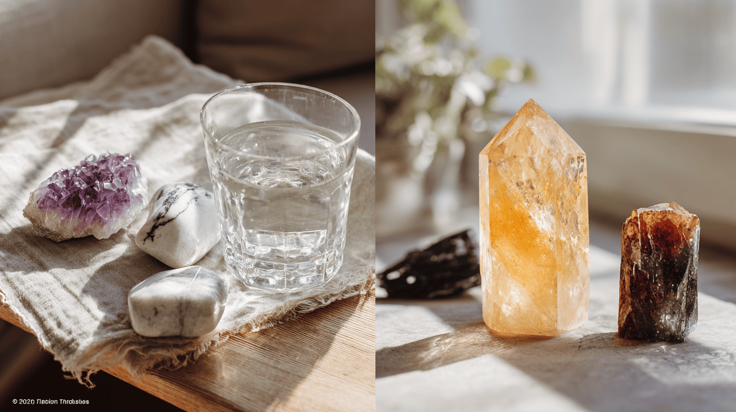 Associations de pierres à éviter en lithothérapie