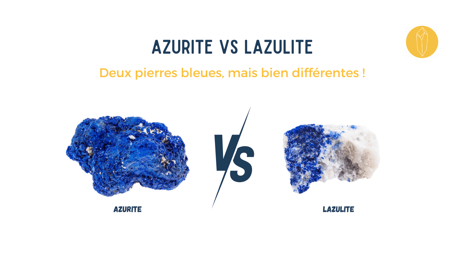 Azurite et Lazulite : Deux pierres bleues, mais bien différentes !