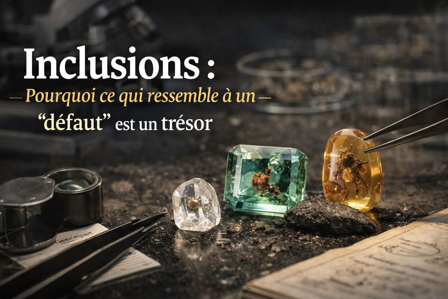 Inclusions Pourquoi ce qui ressemble à un défaut est un trésor