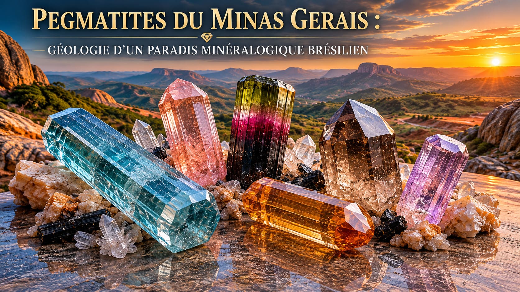Pegmatites du Minas Gerais : géologie d'un paradis minéralogique brésilien