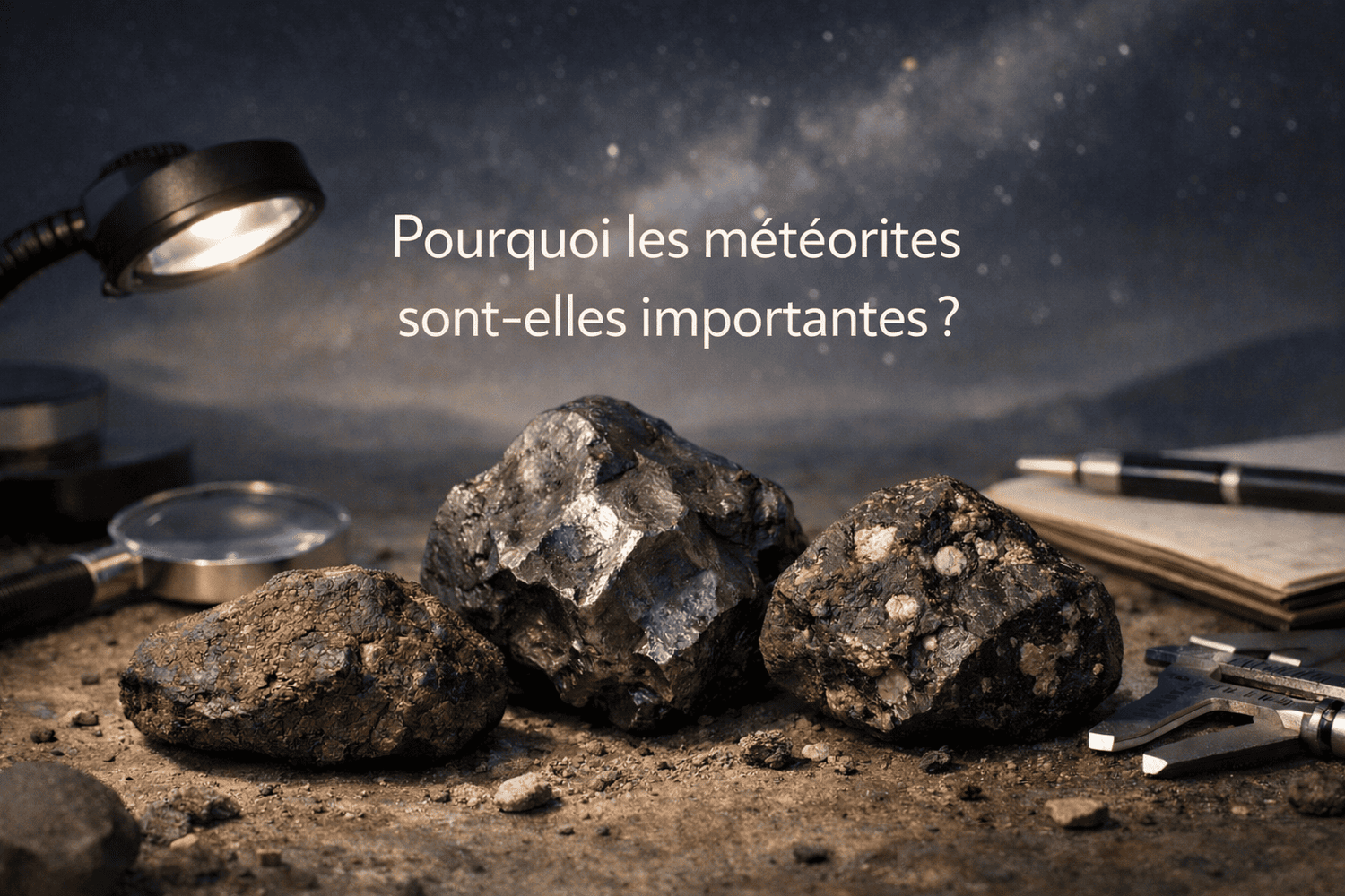 Pourquoi les météorites sont-elles importantes pour la science ?