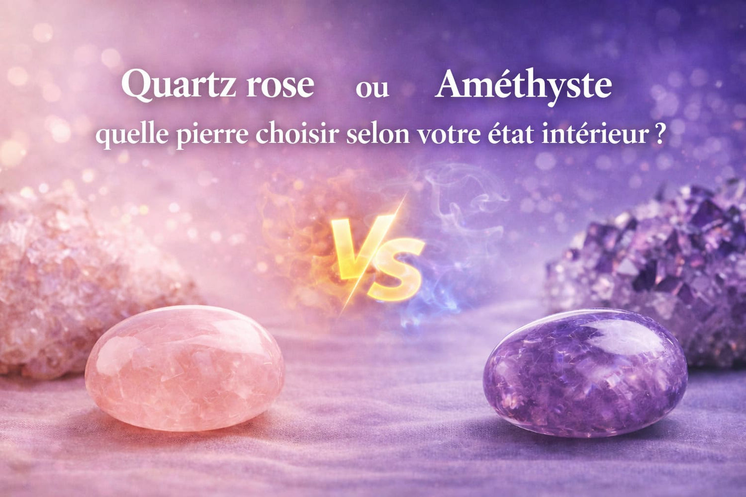 Quartz rose ou Améthyste