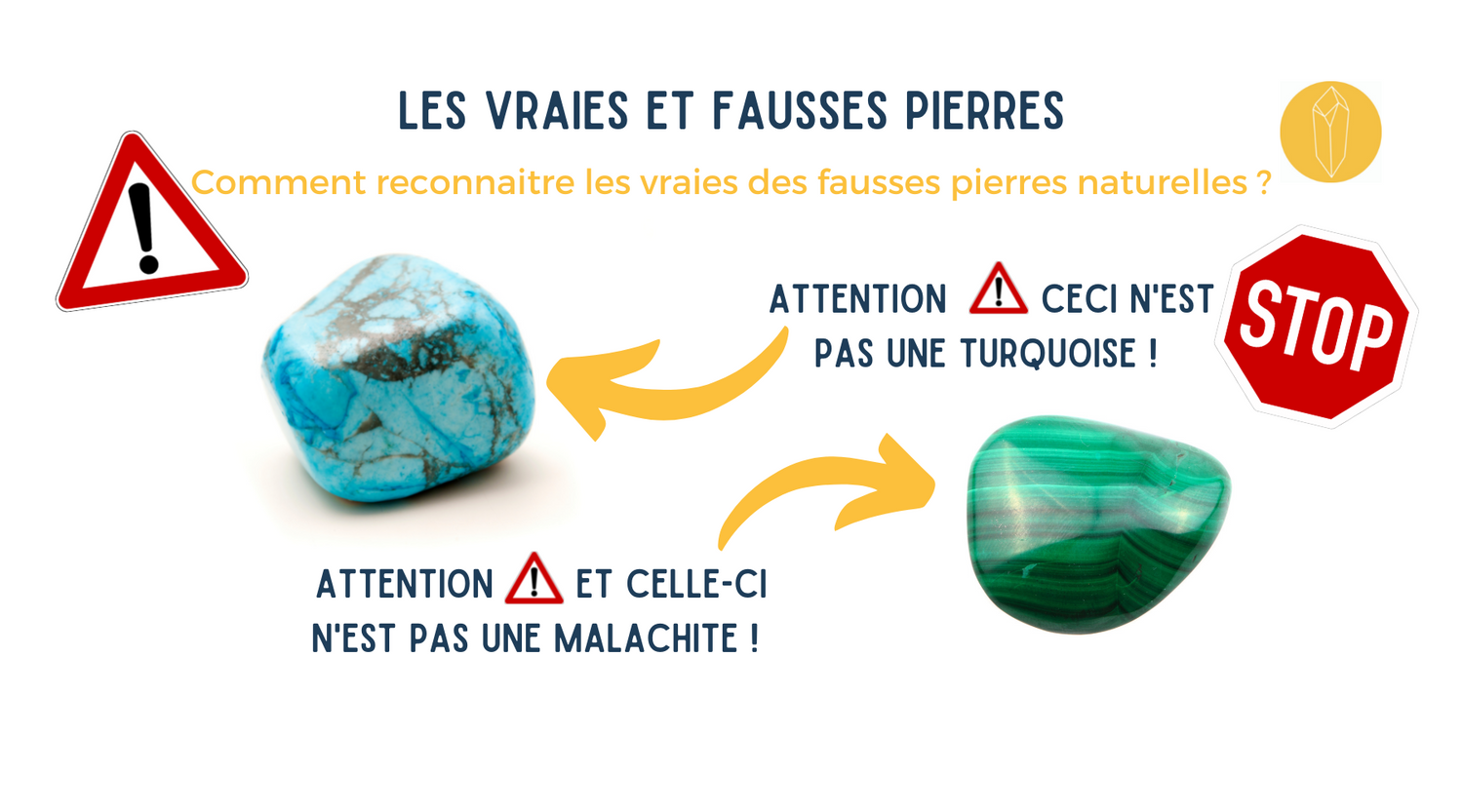 reconnaitre les fausses pierres