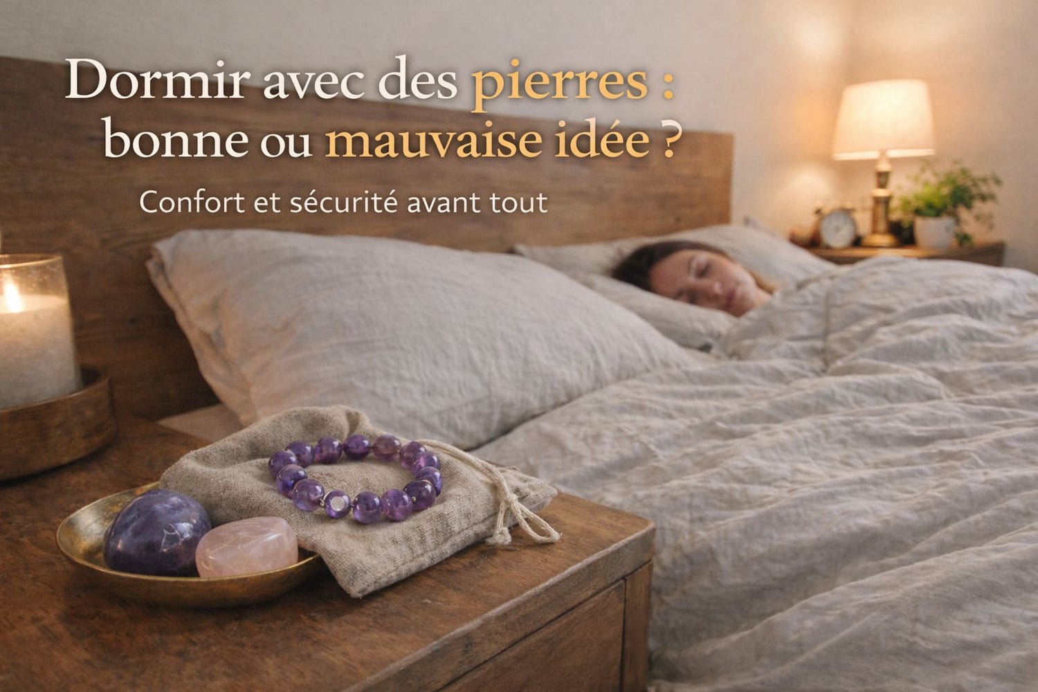 Dormir avec des pierres : bonne ou mauvaise idée ?