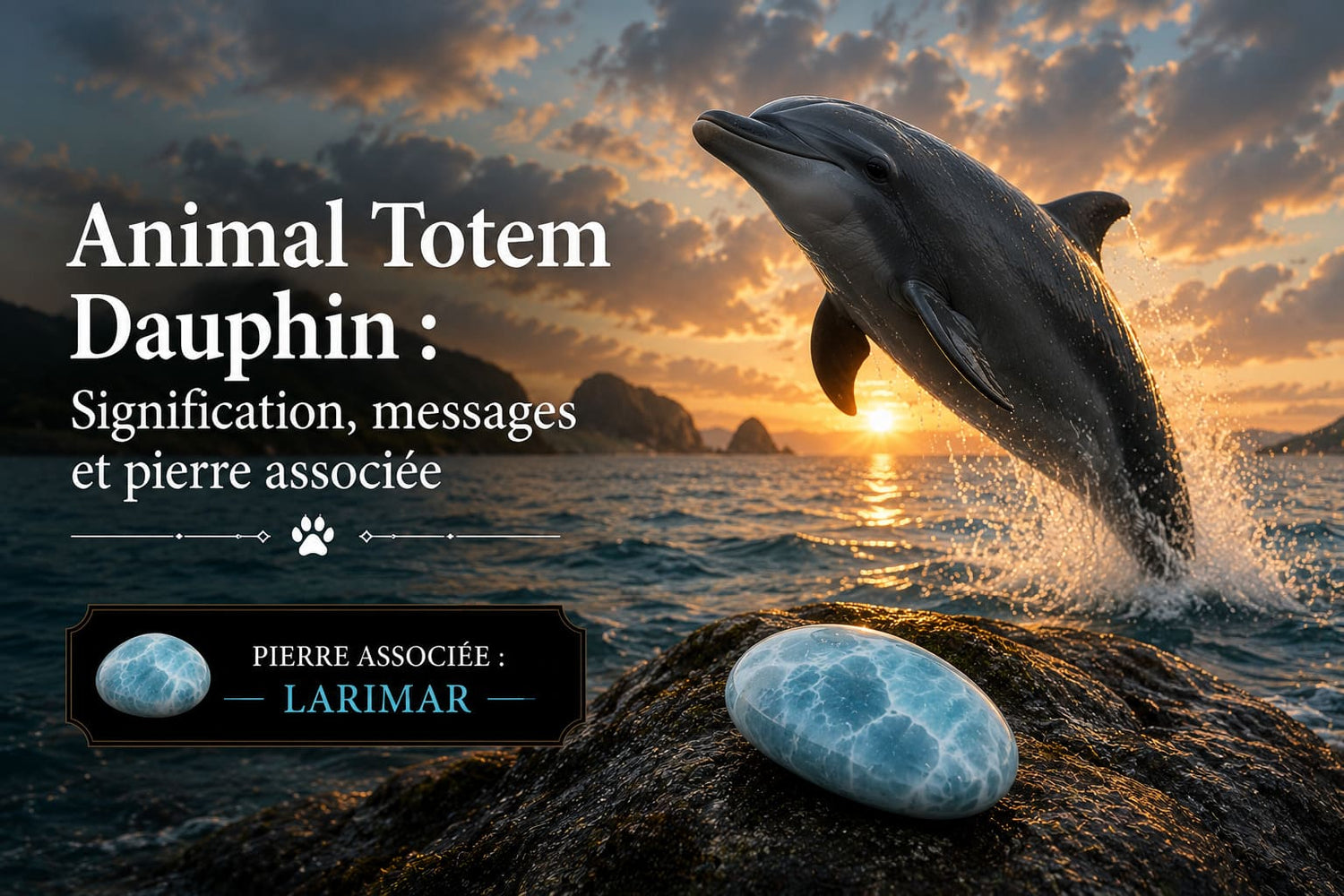 Animal Totem Dauphin Larimar