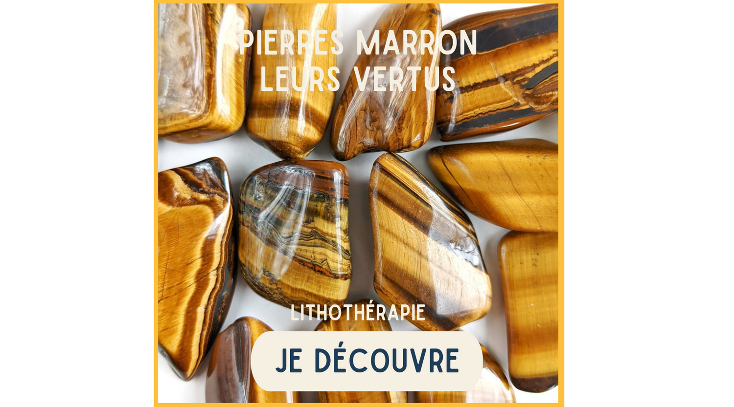 pierre marron lithothérapie