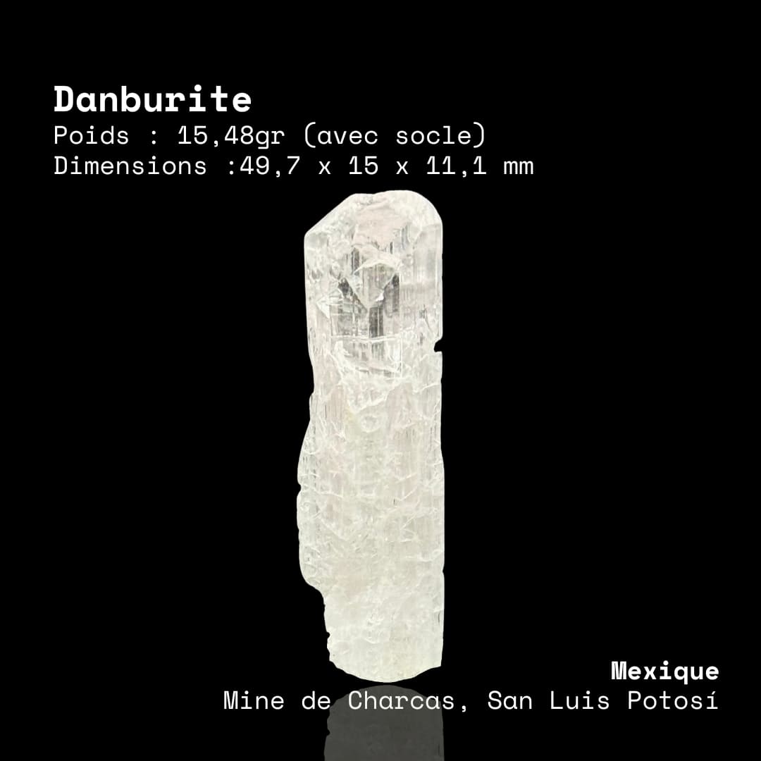 Danburite blanche rosée - San Luis Potosí (Mexique)