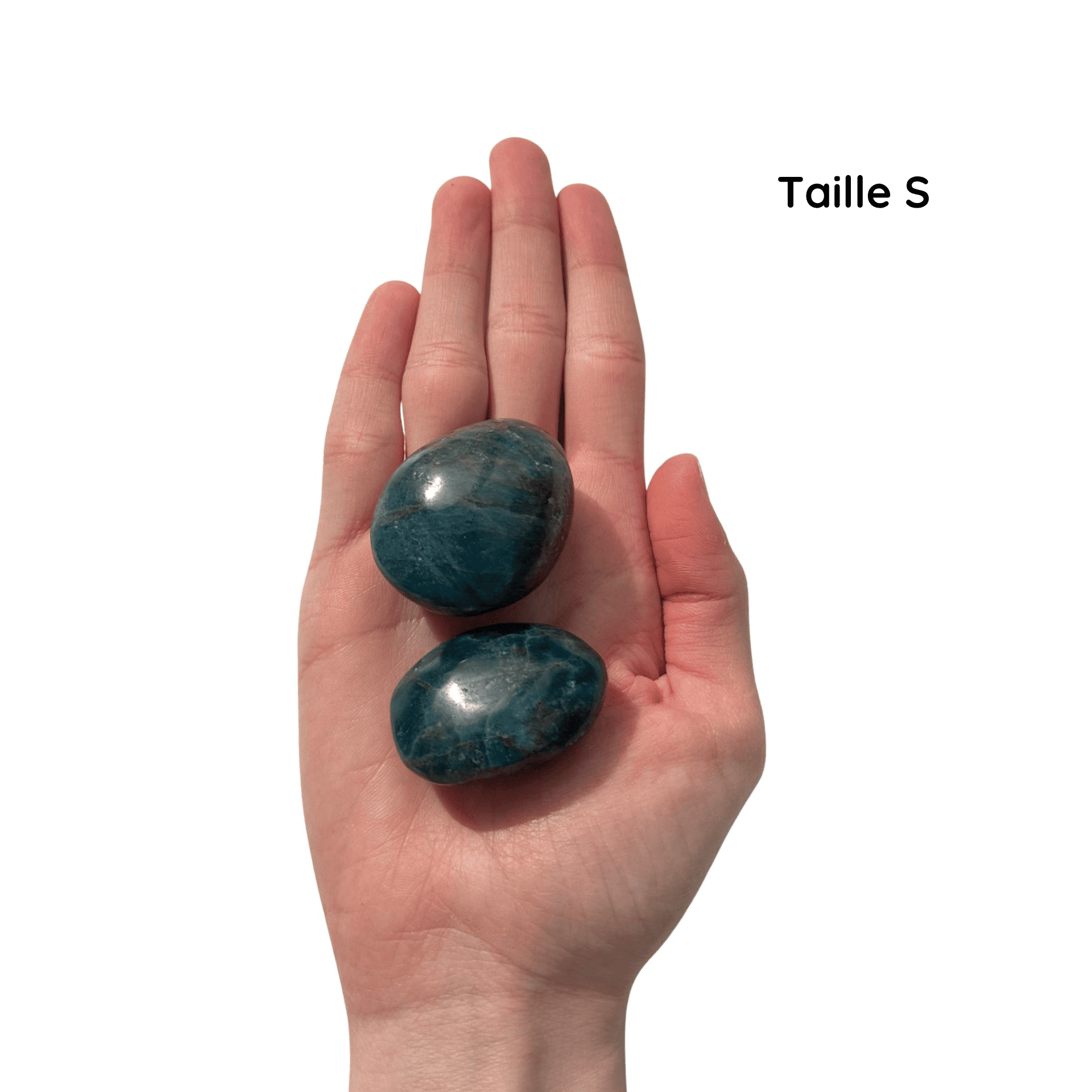 Galet Apatite Bleue S
