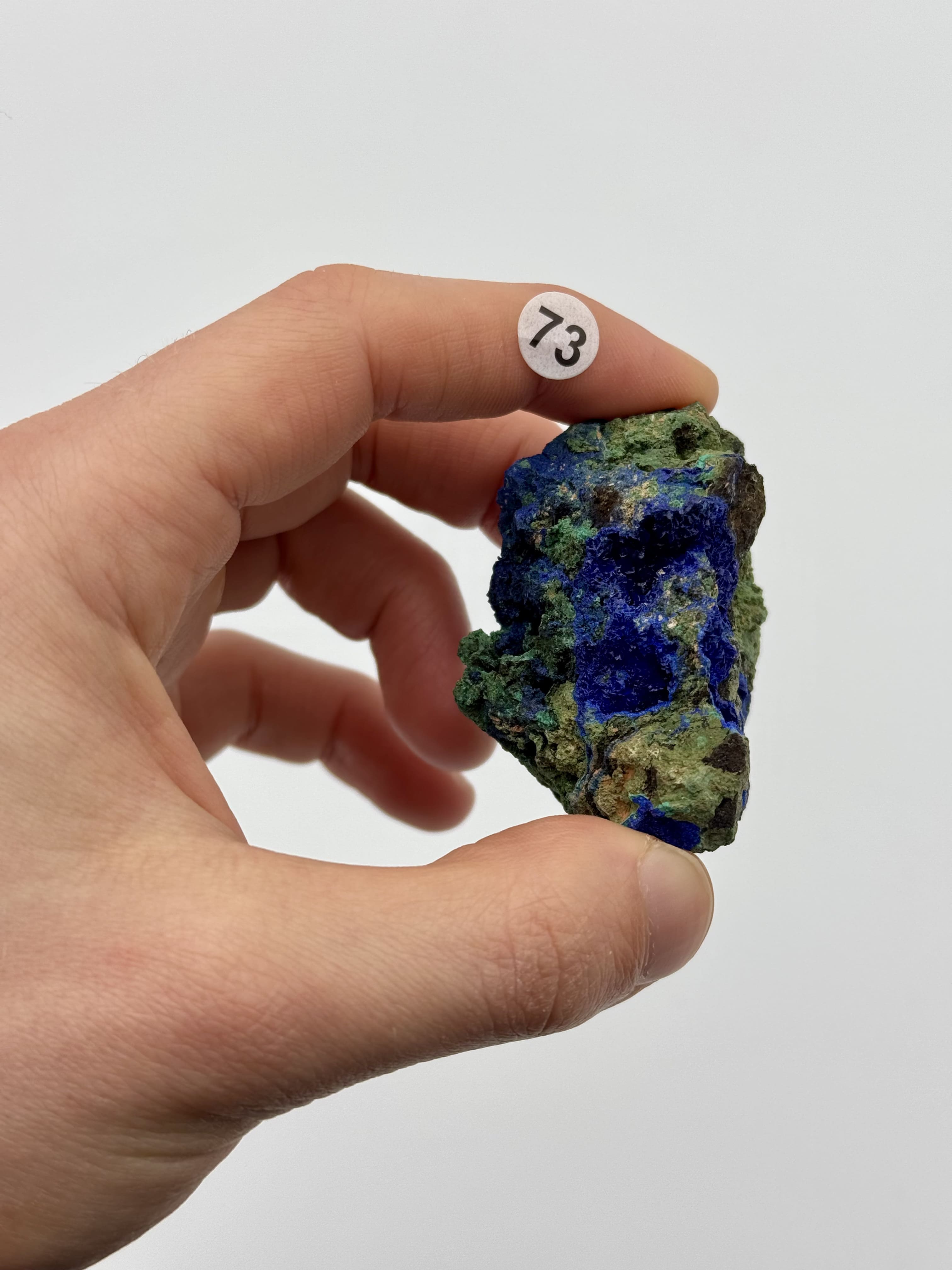 Azurite avec Malachite n°73