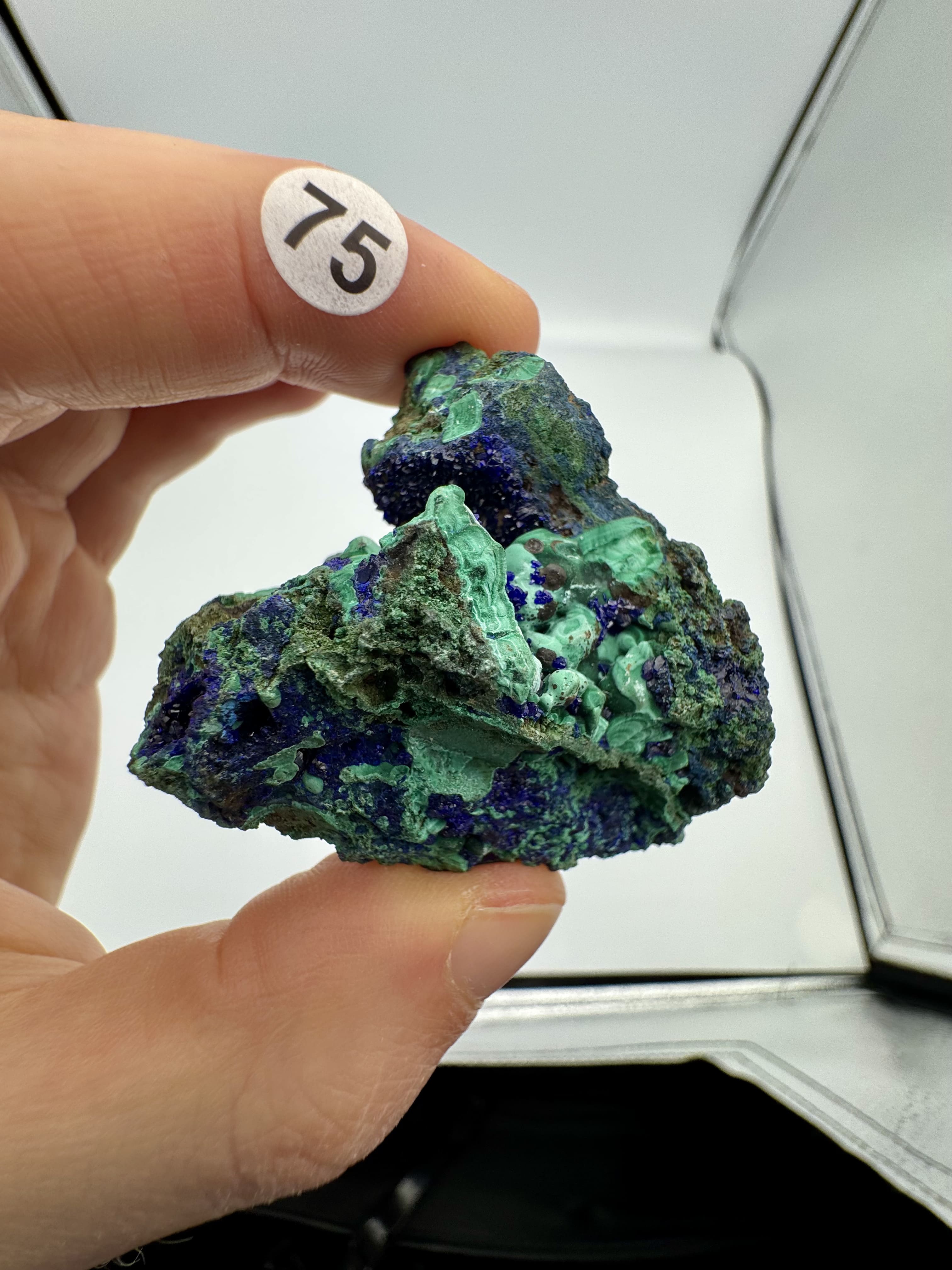 Azurite avec Malachite n°75