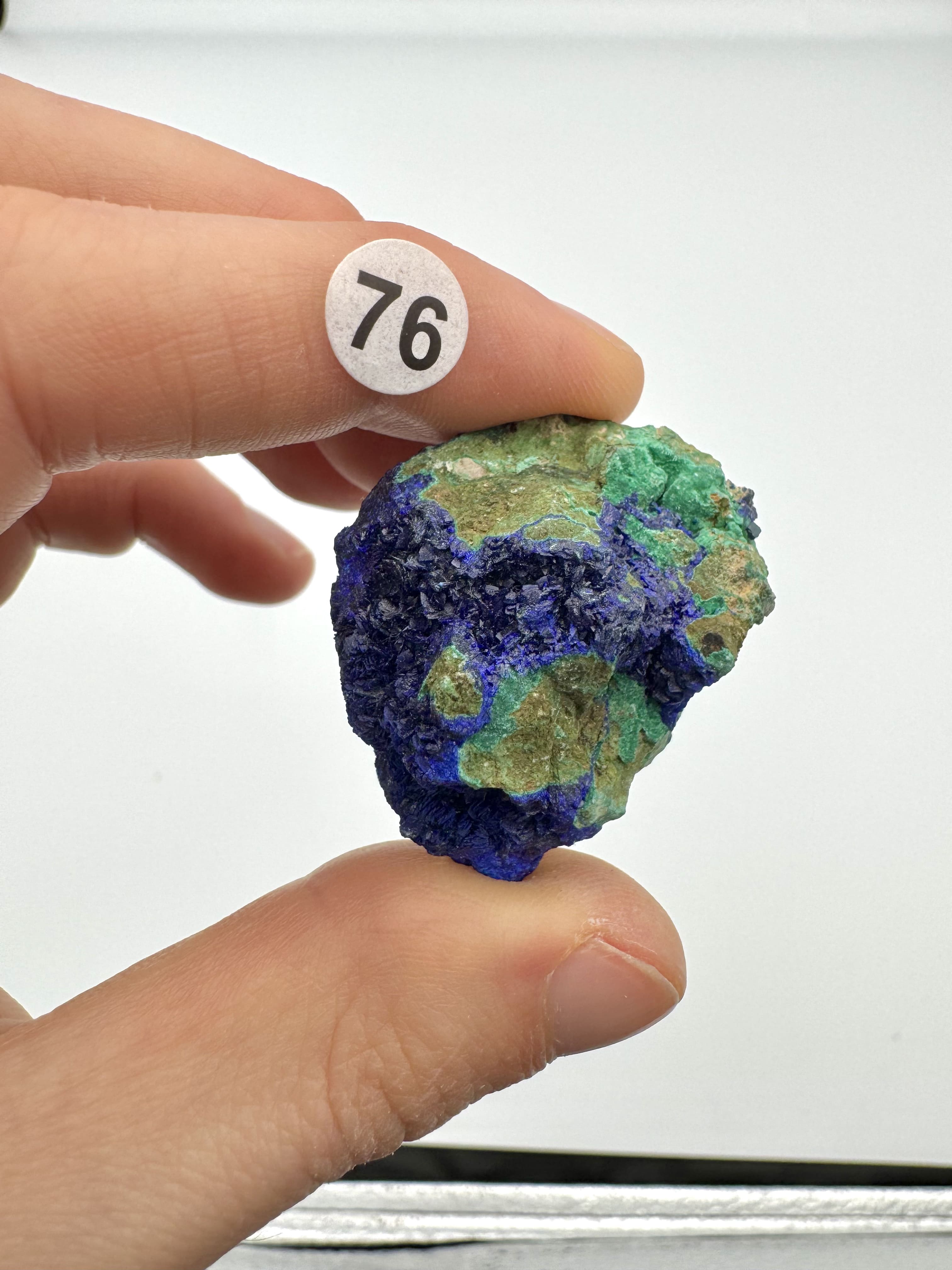 Azurite avec Malachite n°76
