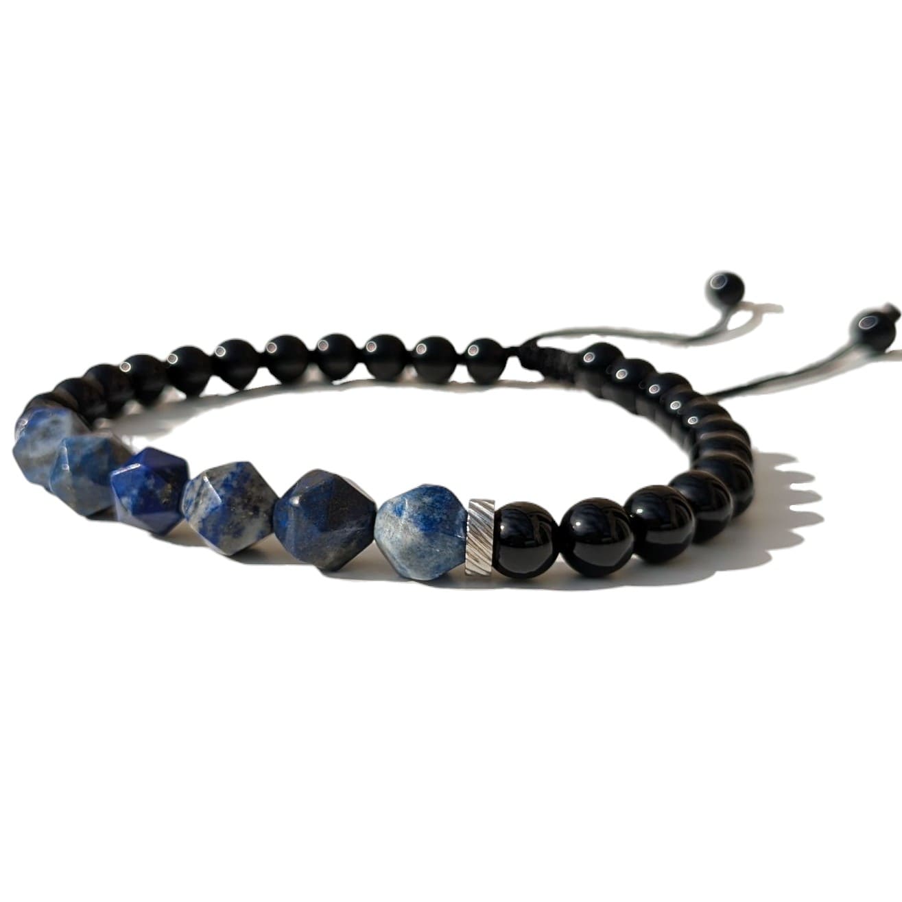 Bracelet Homme Pierre Naturelle Onyx et Lapis Lazuli