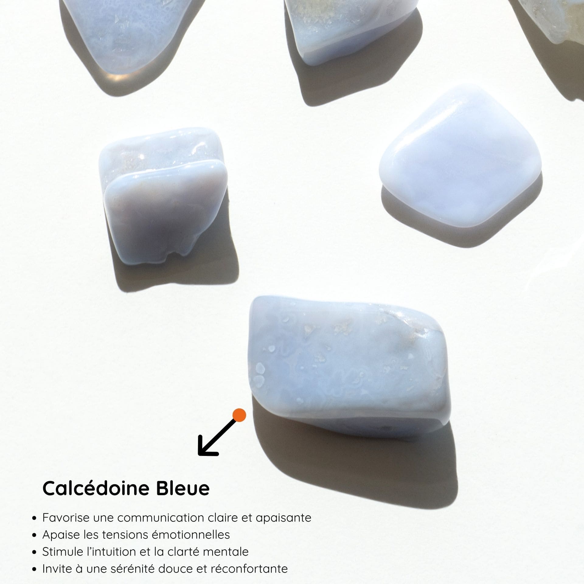 Calcedoine Bleue vertus