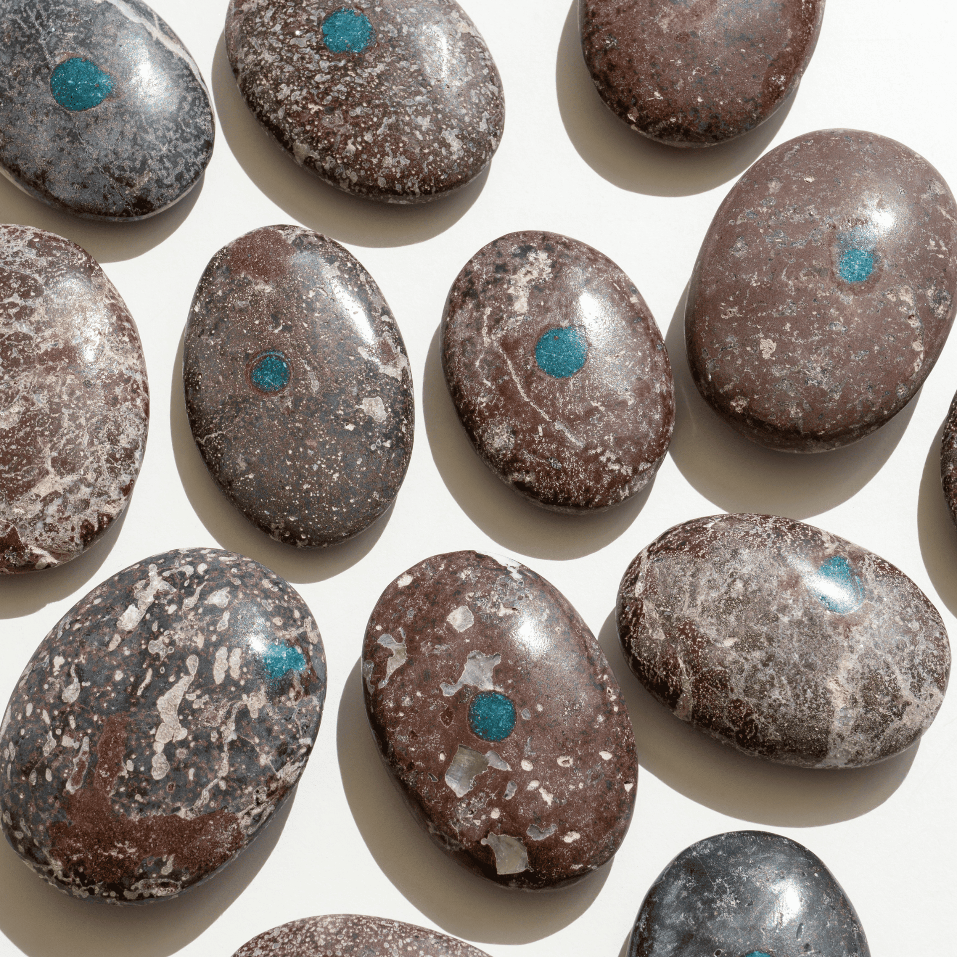 Galet Cavansite zoom