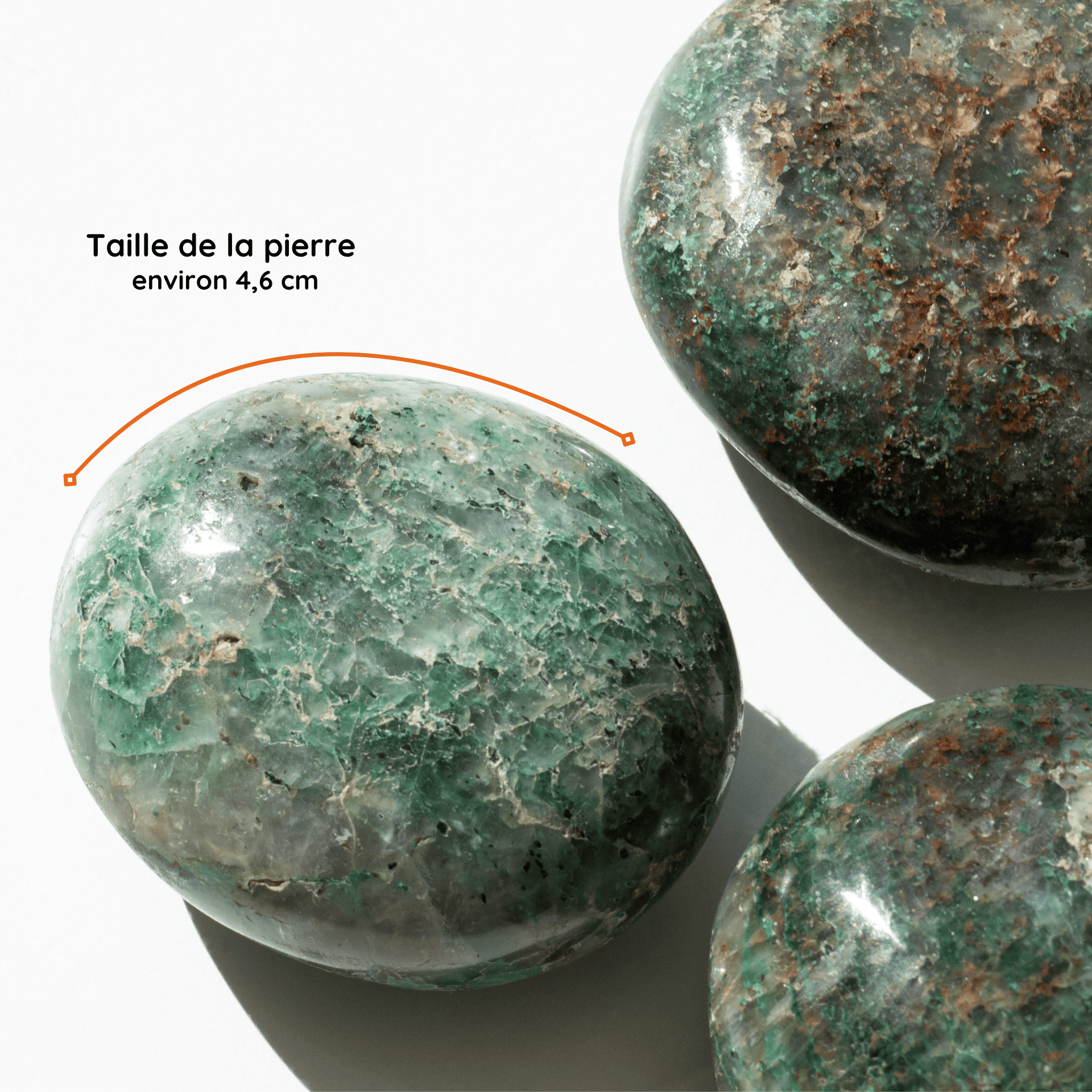 Galet Chrysocolle taille