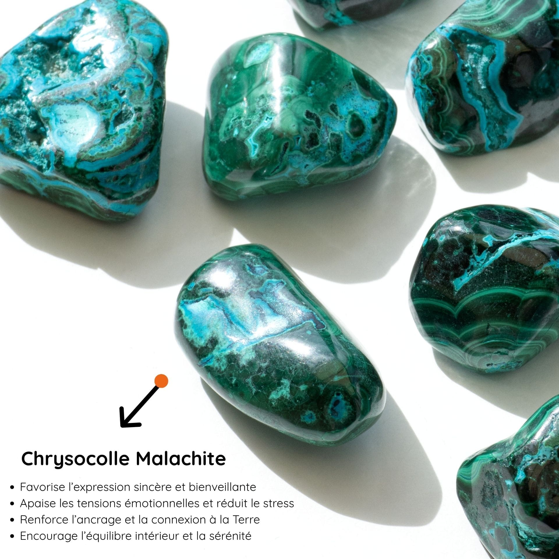 Chrysocolle Malachite vertus