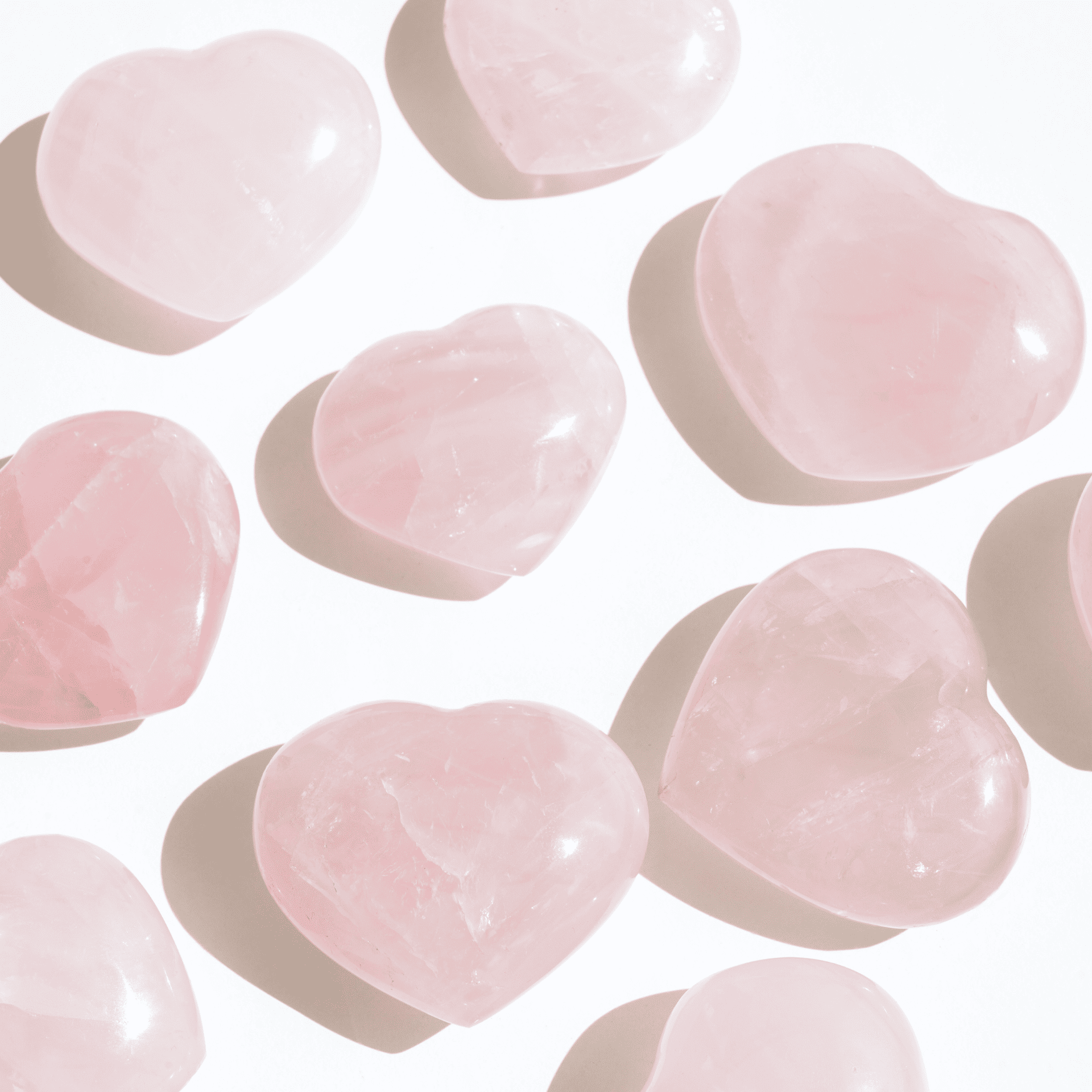 Cœur Quartz Rose zoom
