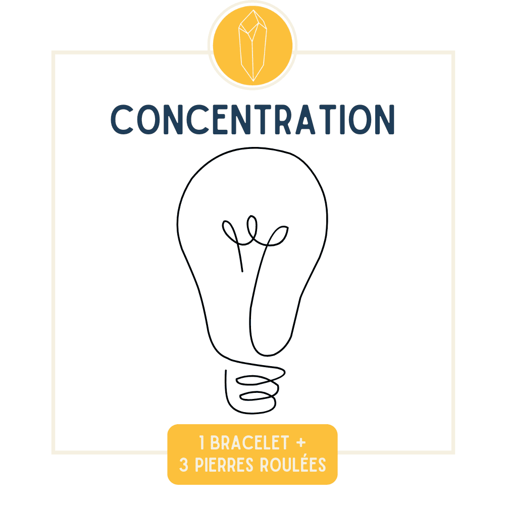 Coffret de pierre : Concentration