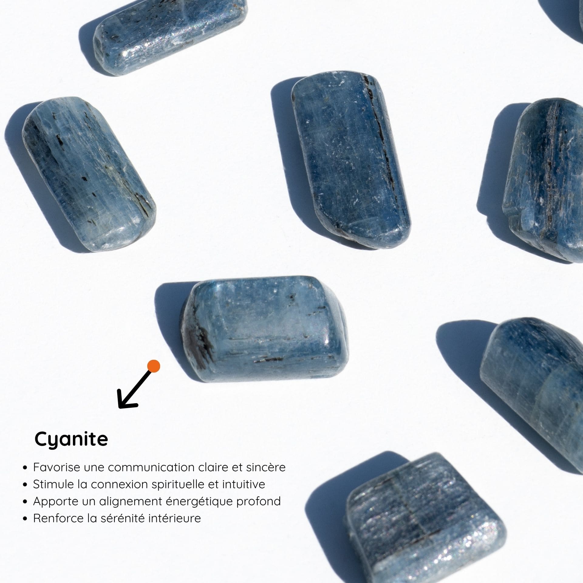 Cyanite vertus