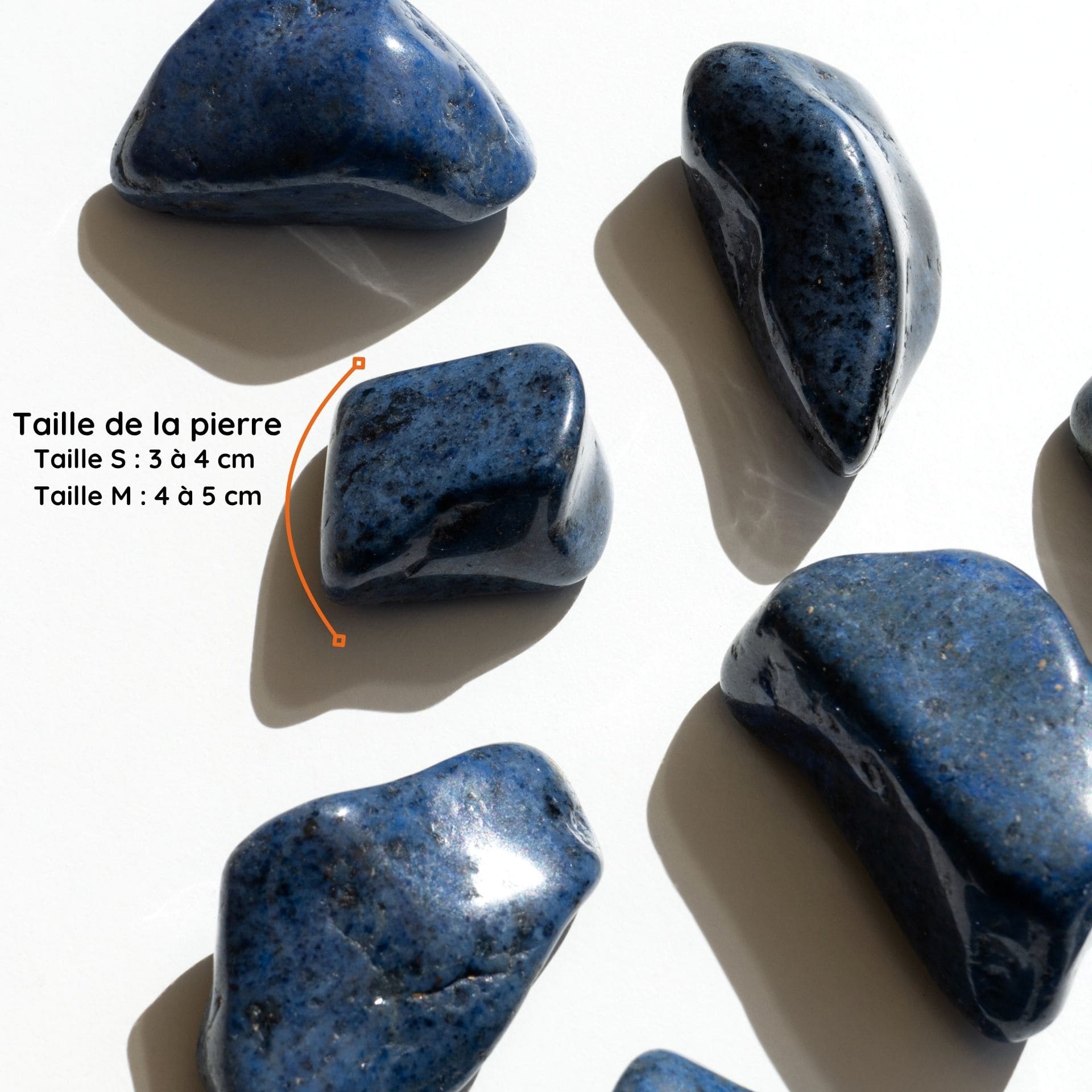 Dumortierite taille