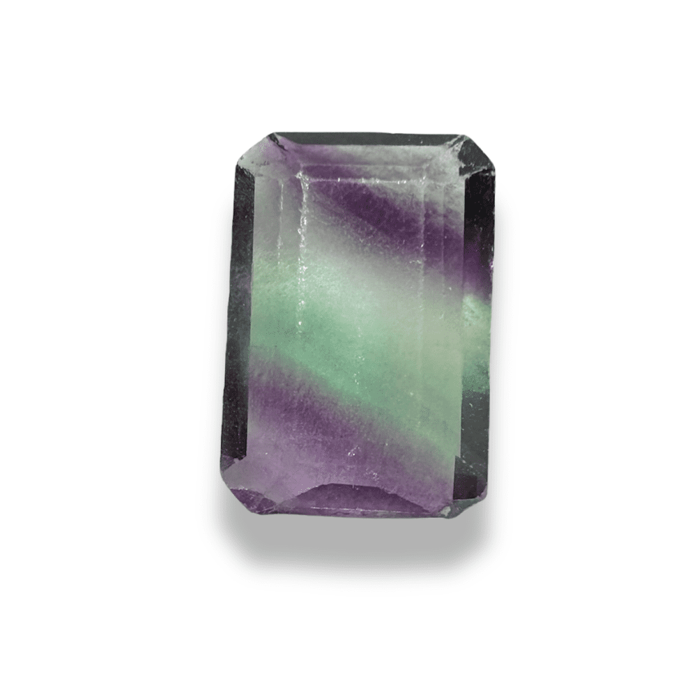 Fluorite bicolore 2,85 carats Provenance Hunan en Chine
