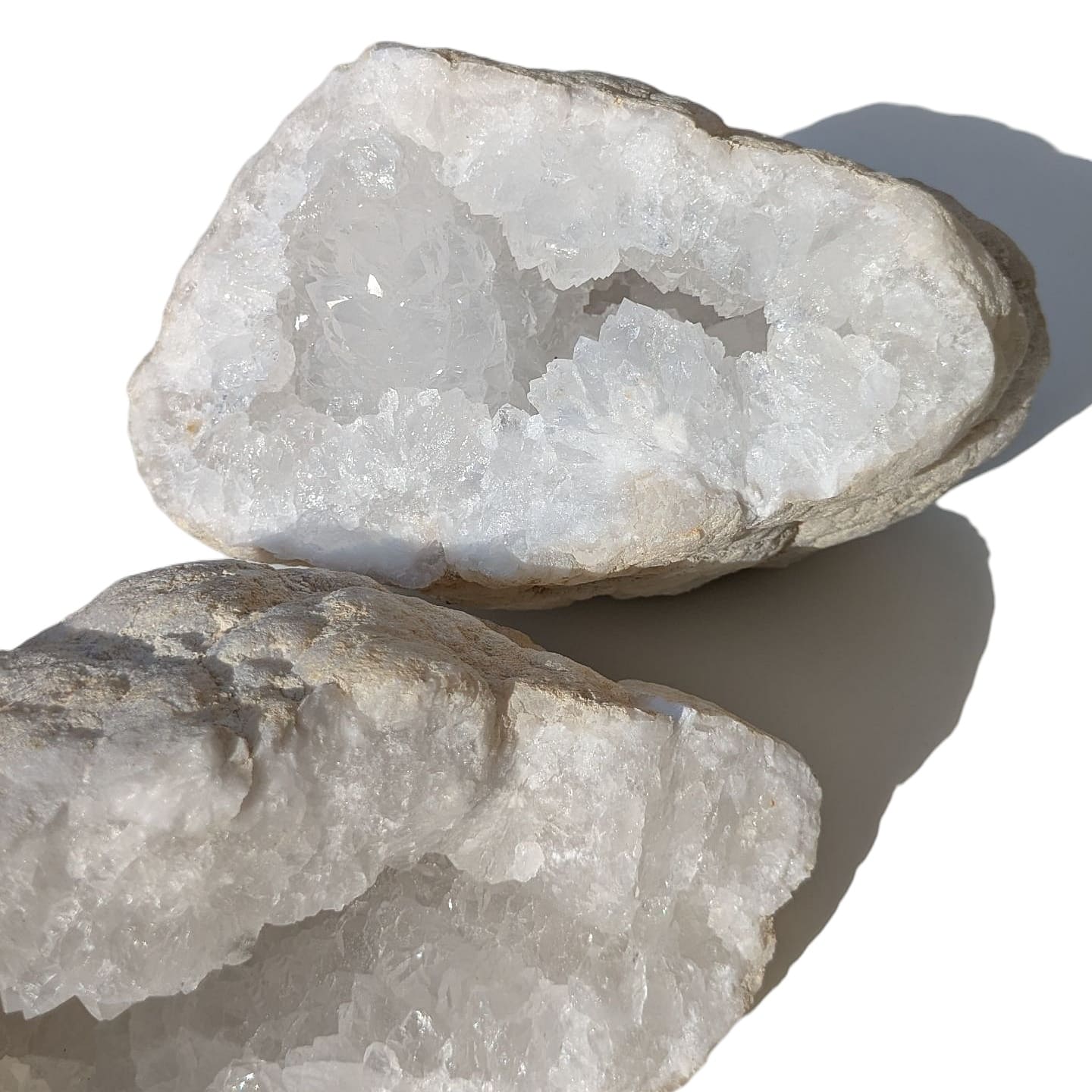 Maxi géode en cristal de roche