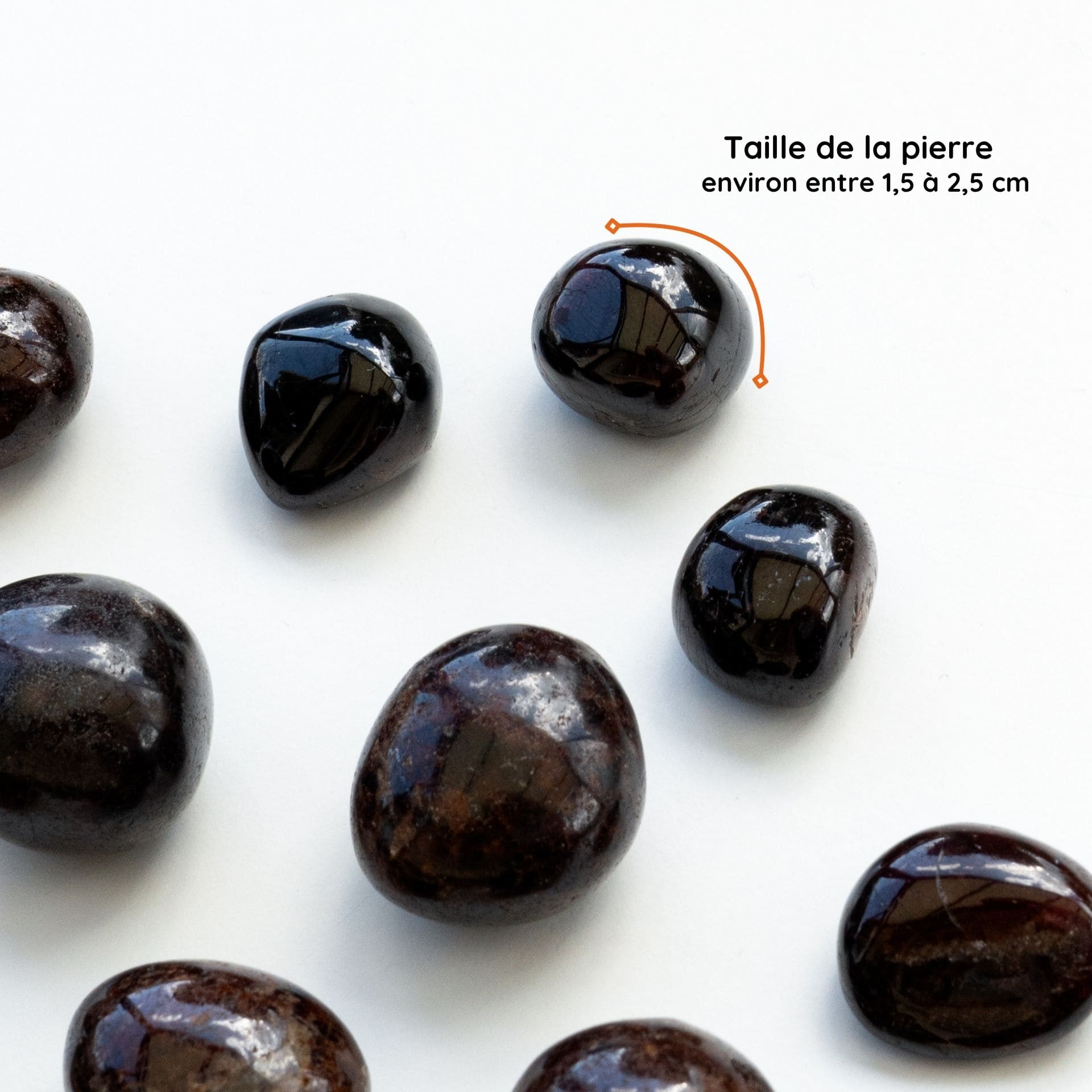 Grenat roulée taille