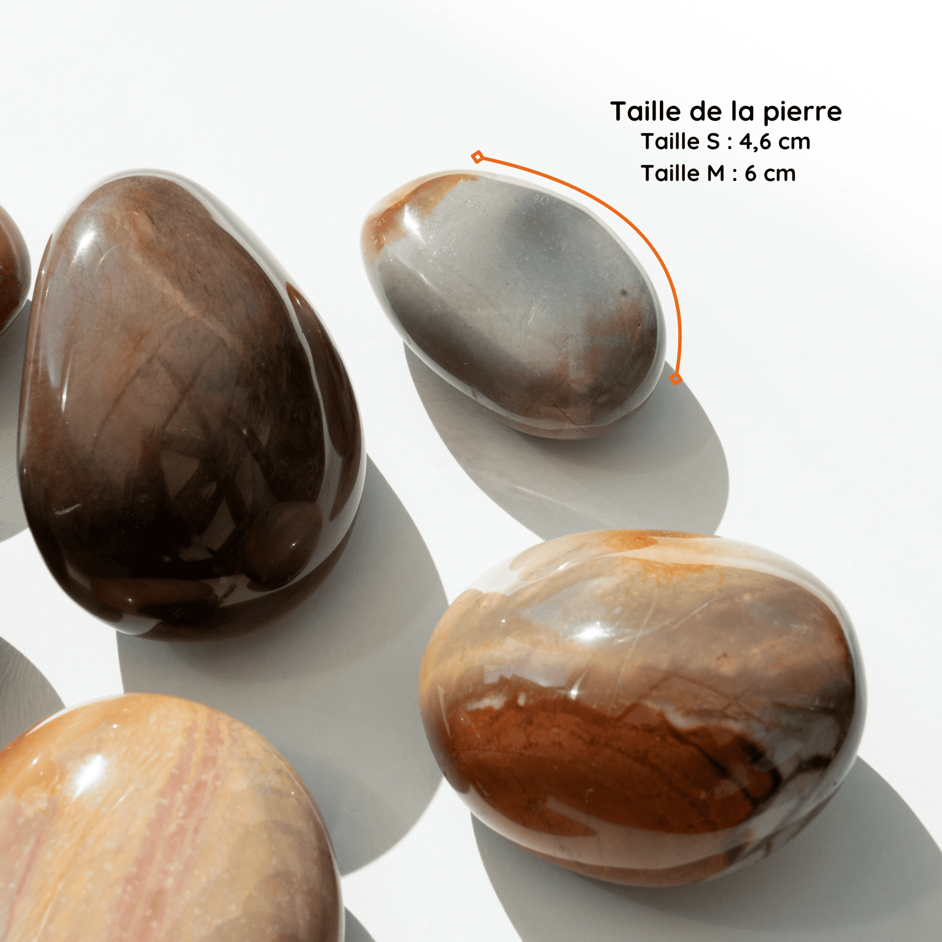 Galet Jaspe Polychrome taille