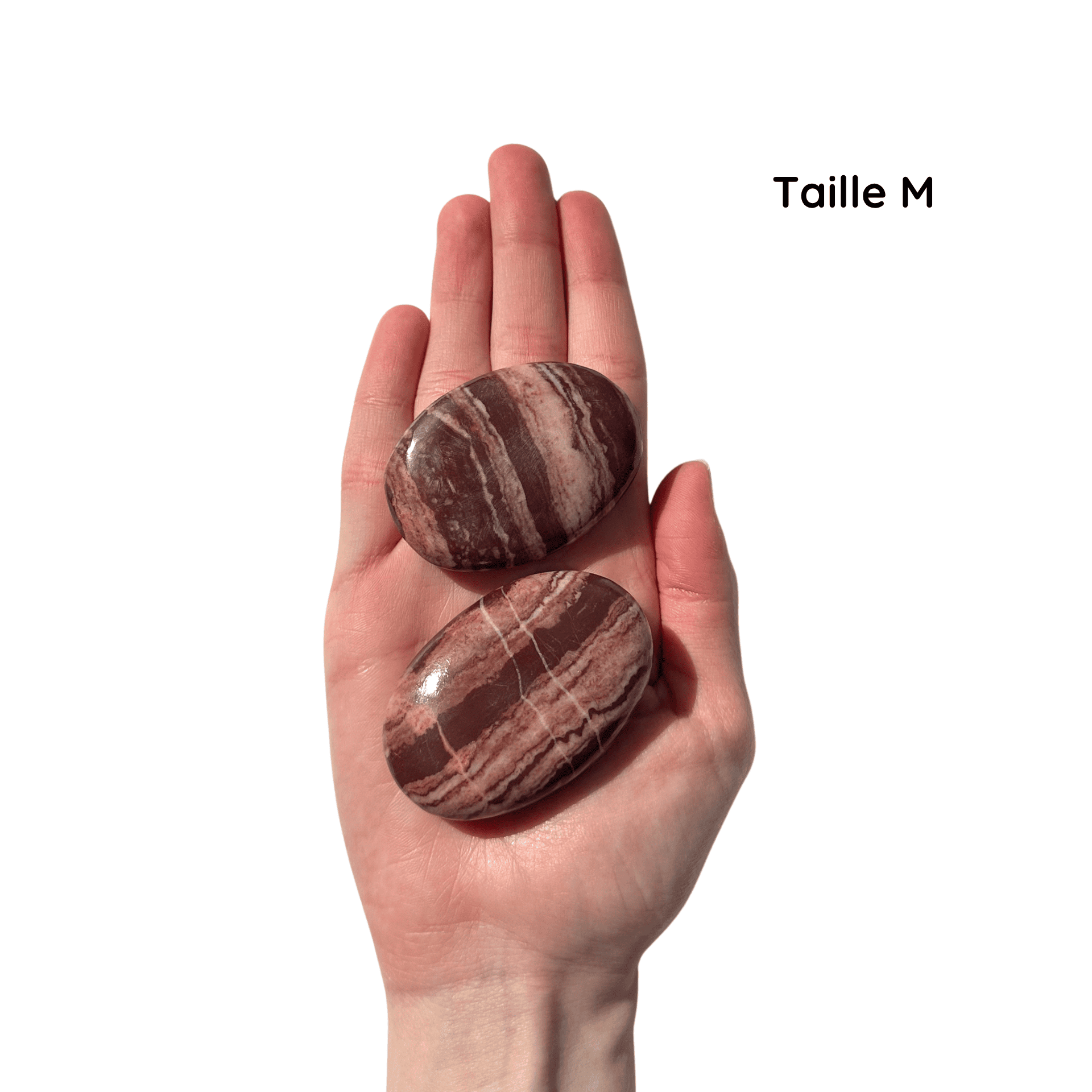 Galet Jaspe Chocolat M