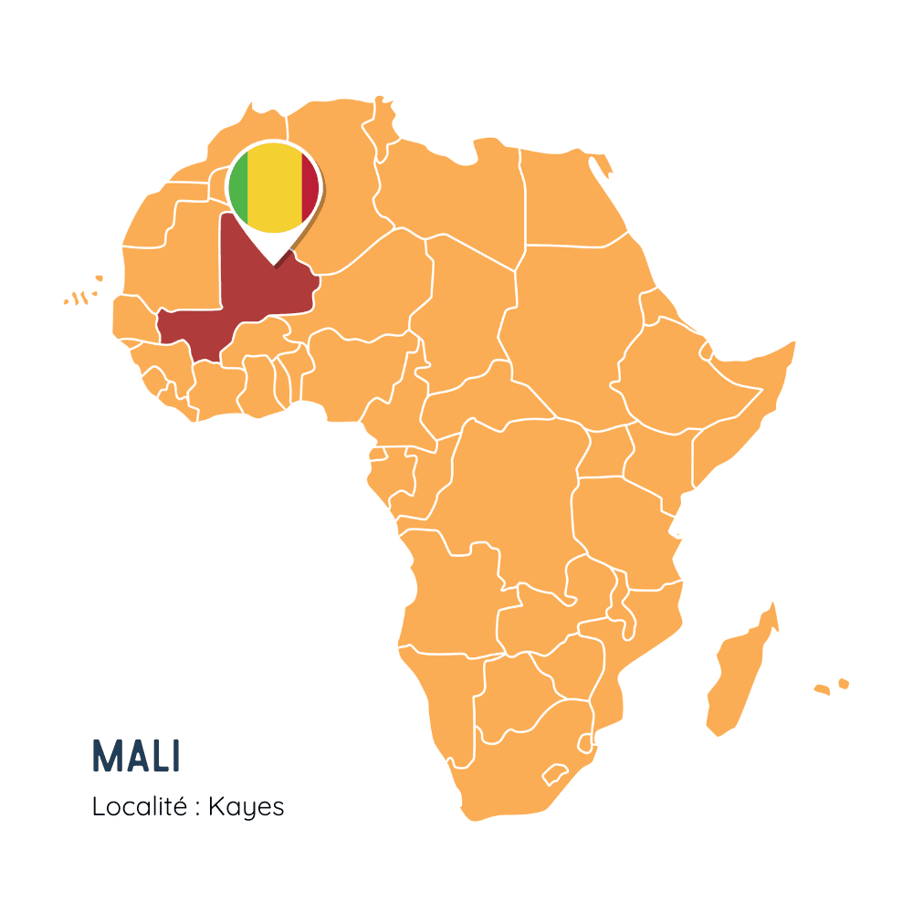 Grenat grandite 0,6 carat provenance mali kayes