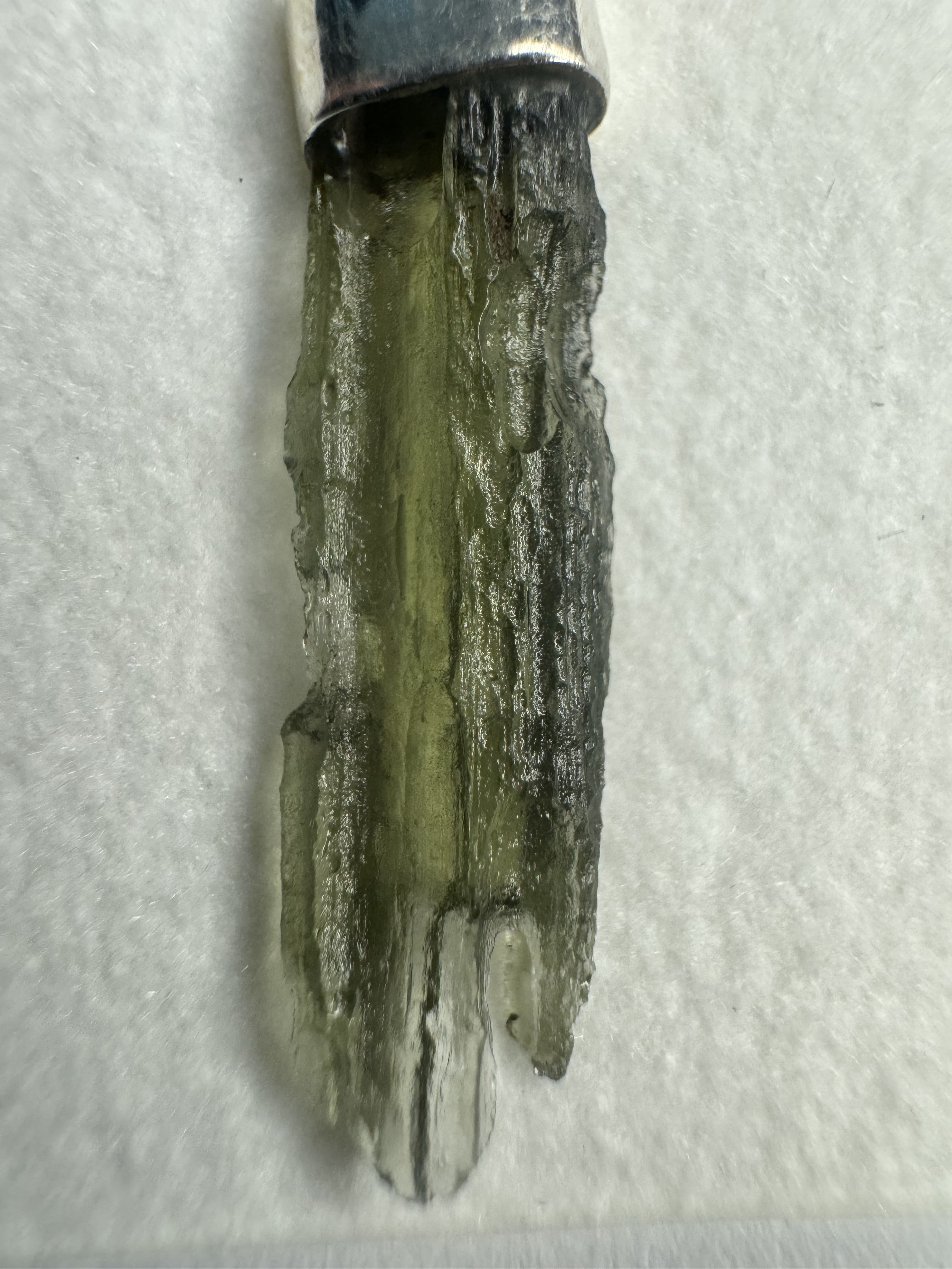 Pendentif en Moldavite n°101