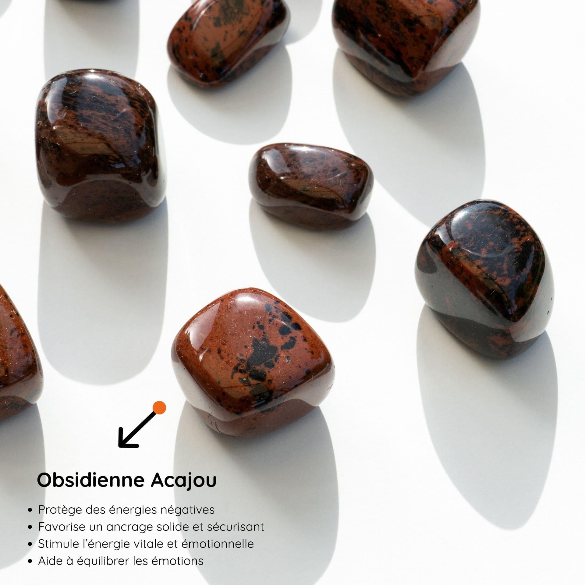 Obsidienne Acajou vertus