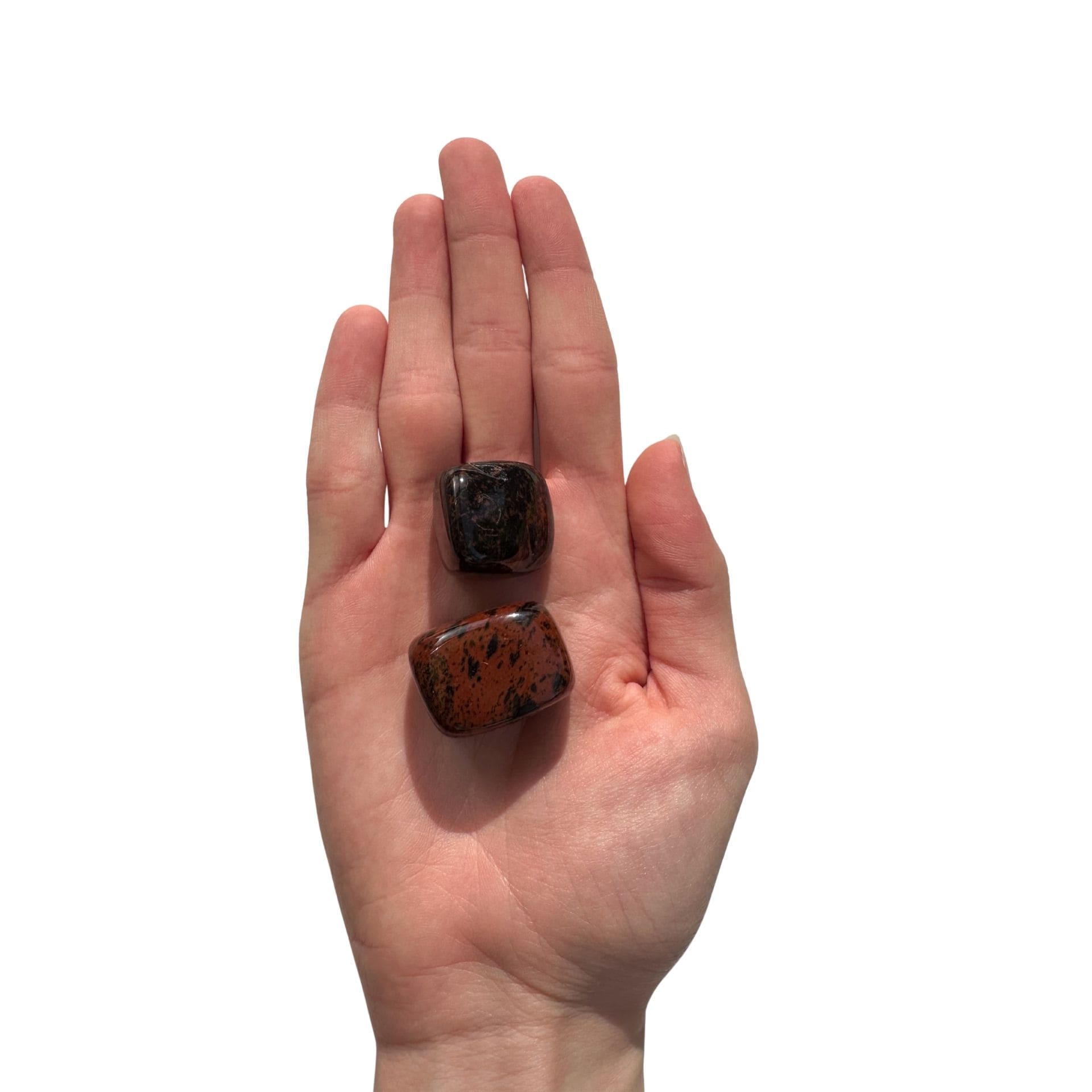 Obsidienne Acajou mains