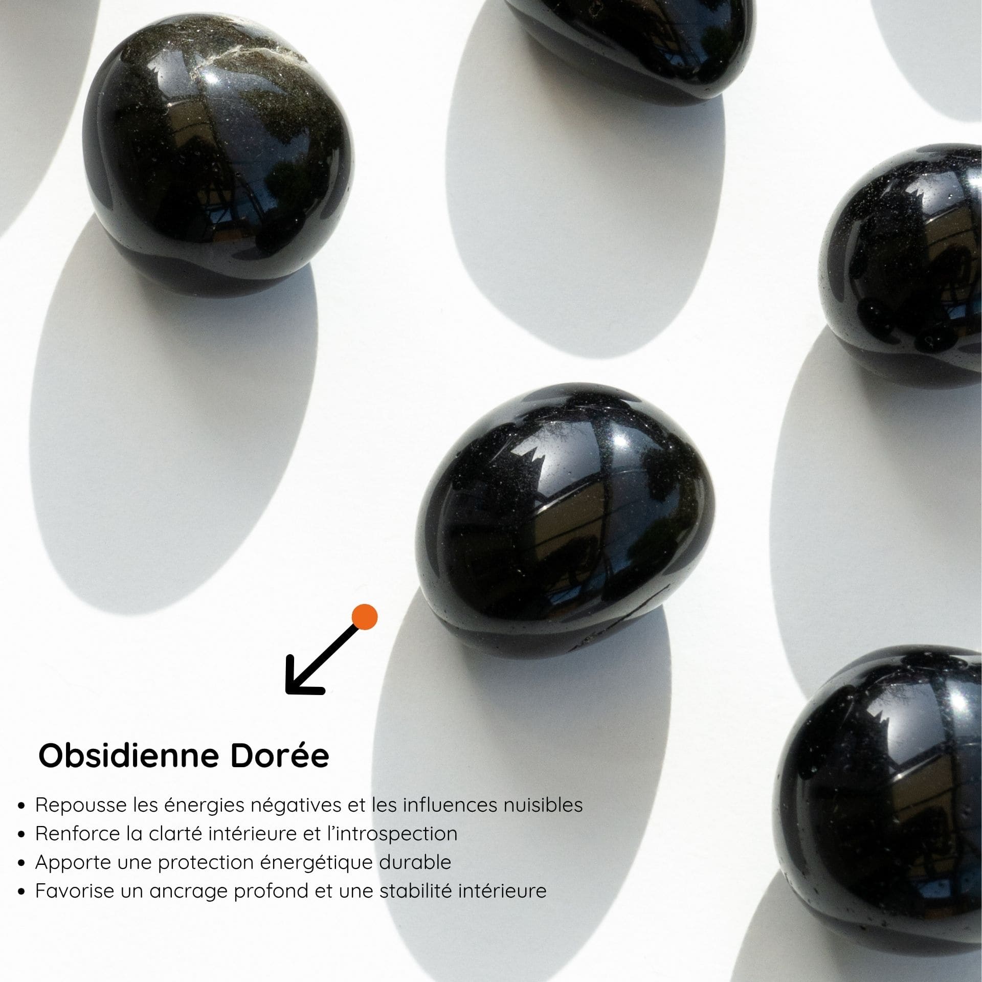 Obsidienne Dorée vertus