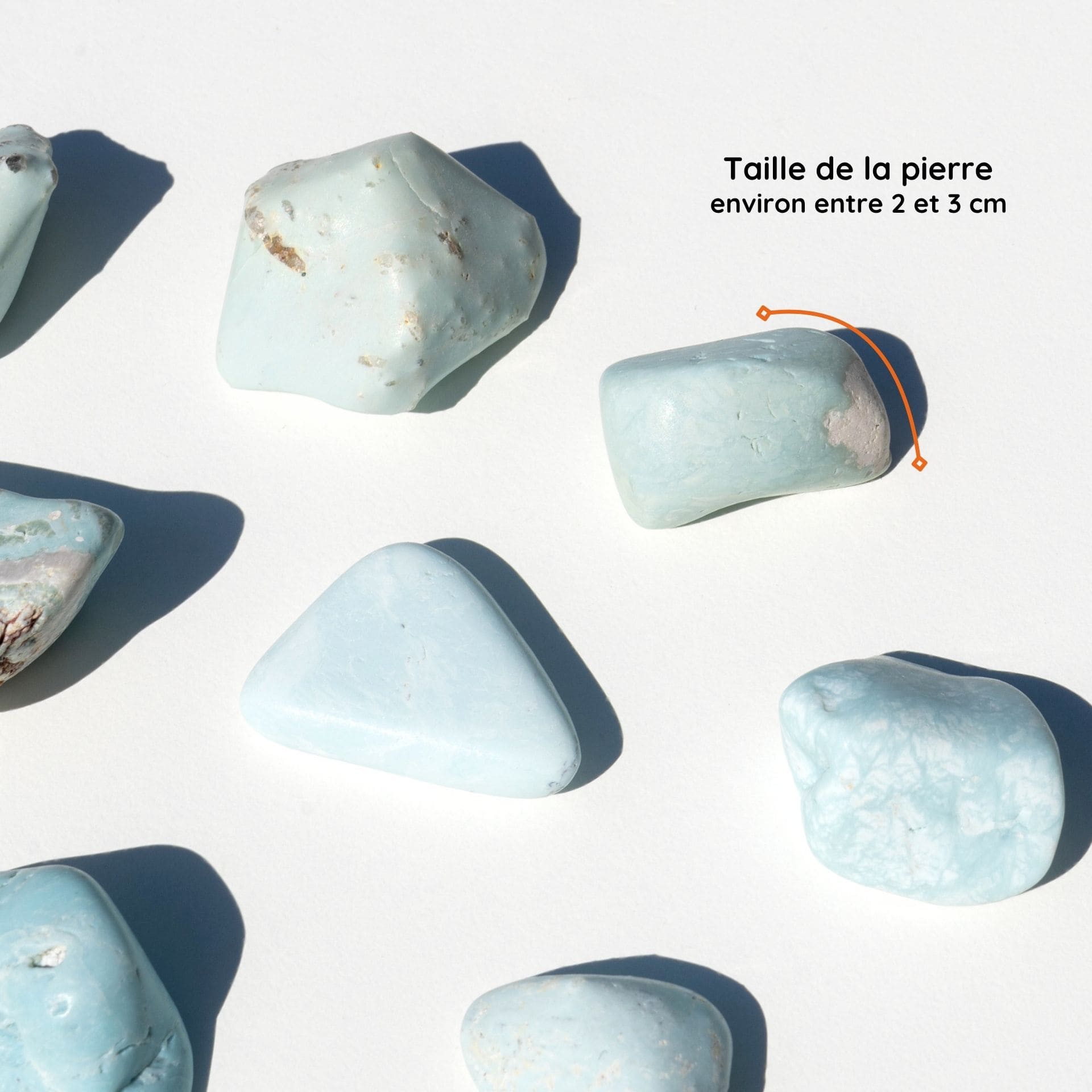 Opale Bleue taille