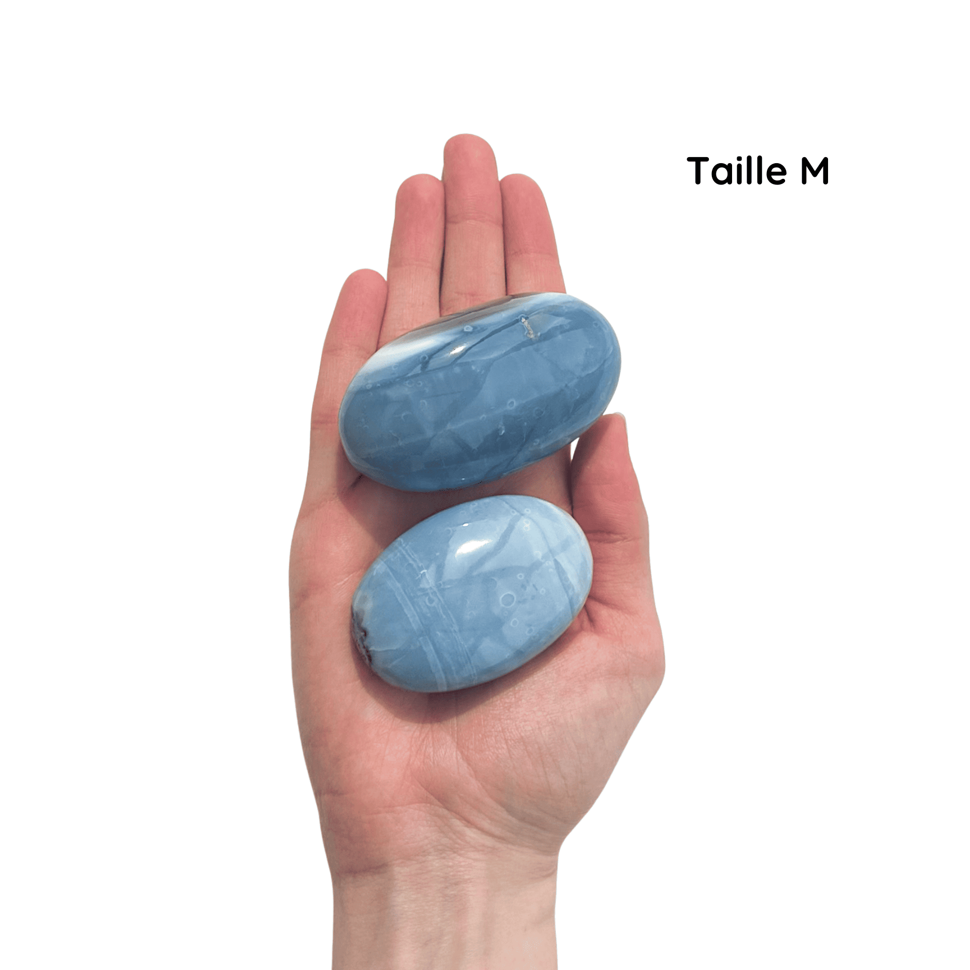Galet Opale Bleue M