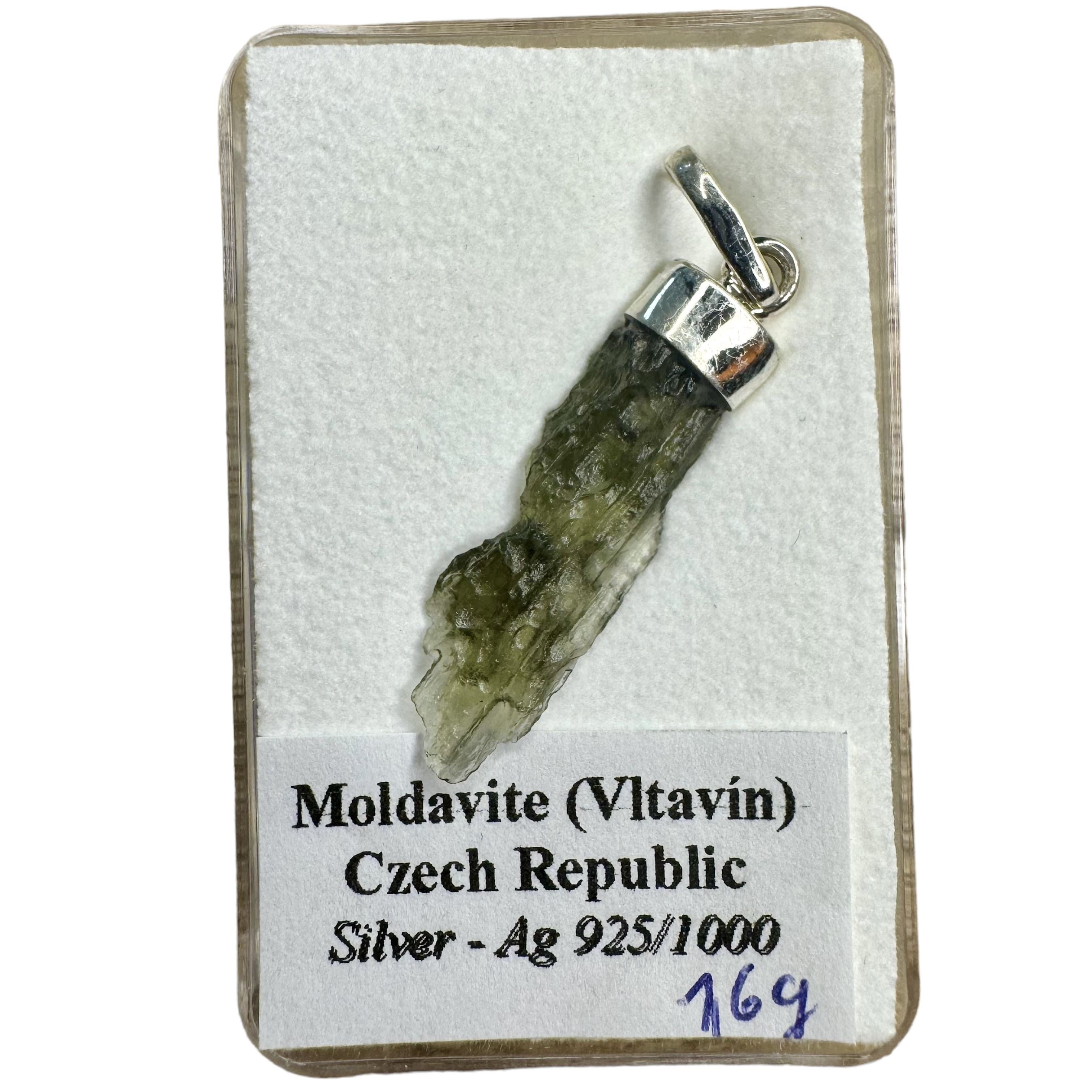 pendentif en moldavite 1,6 gr