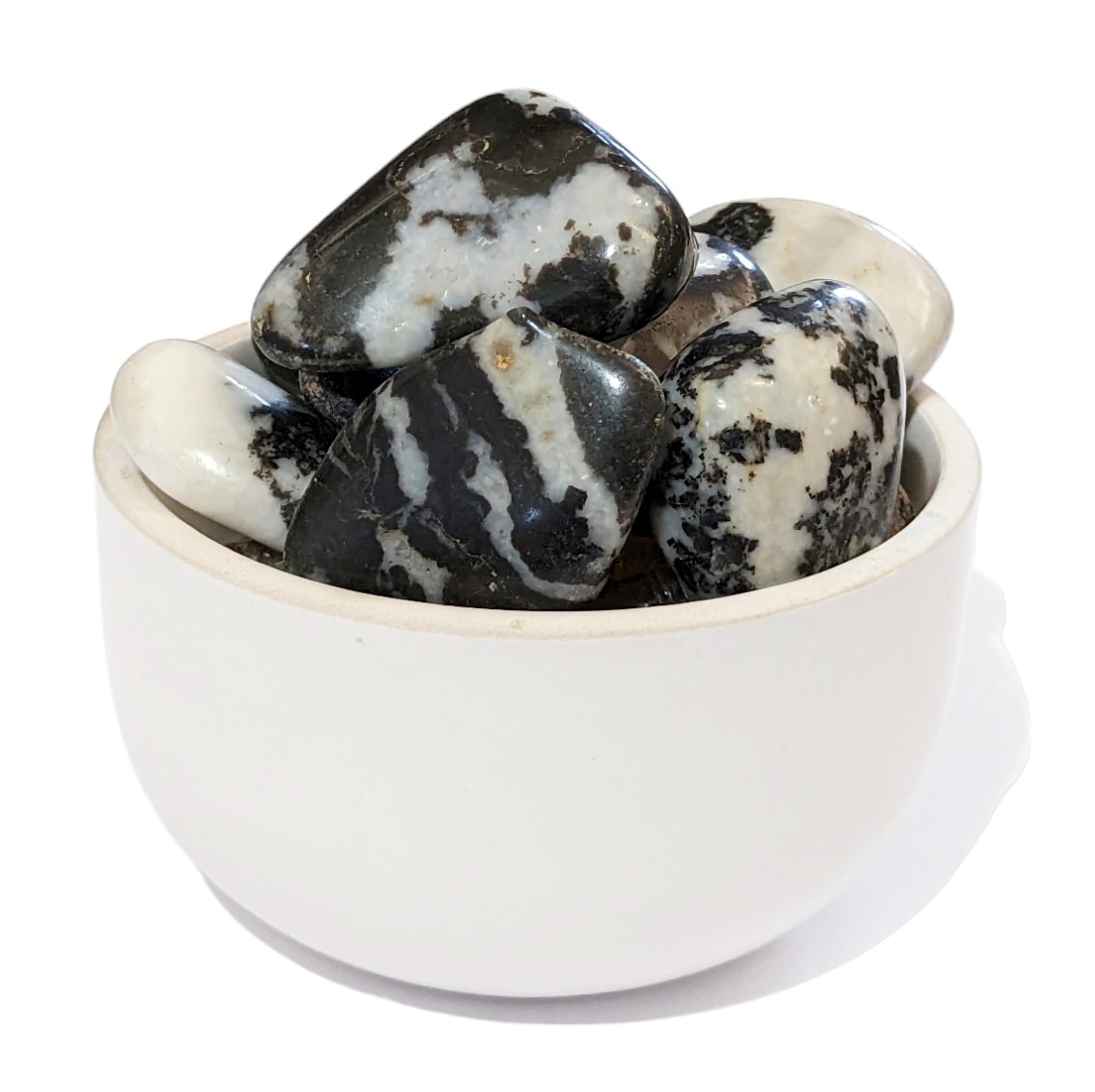 pierre roulée jaspe zebre