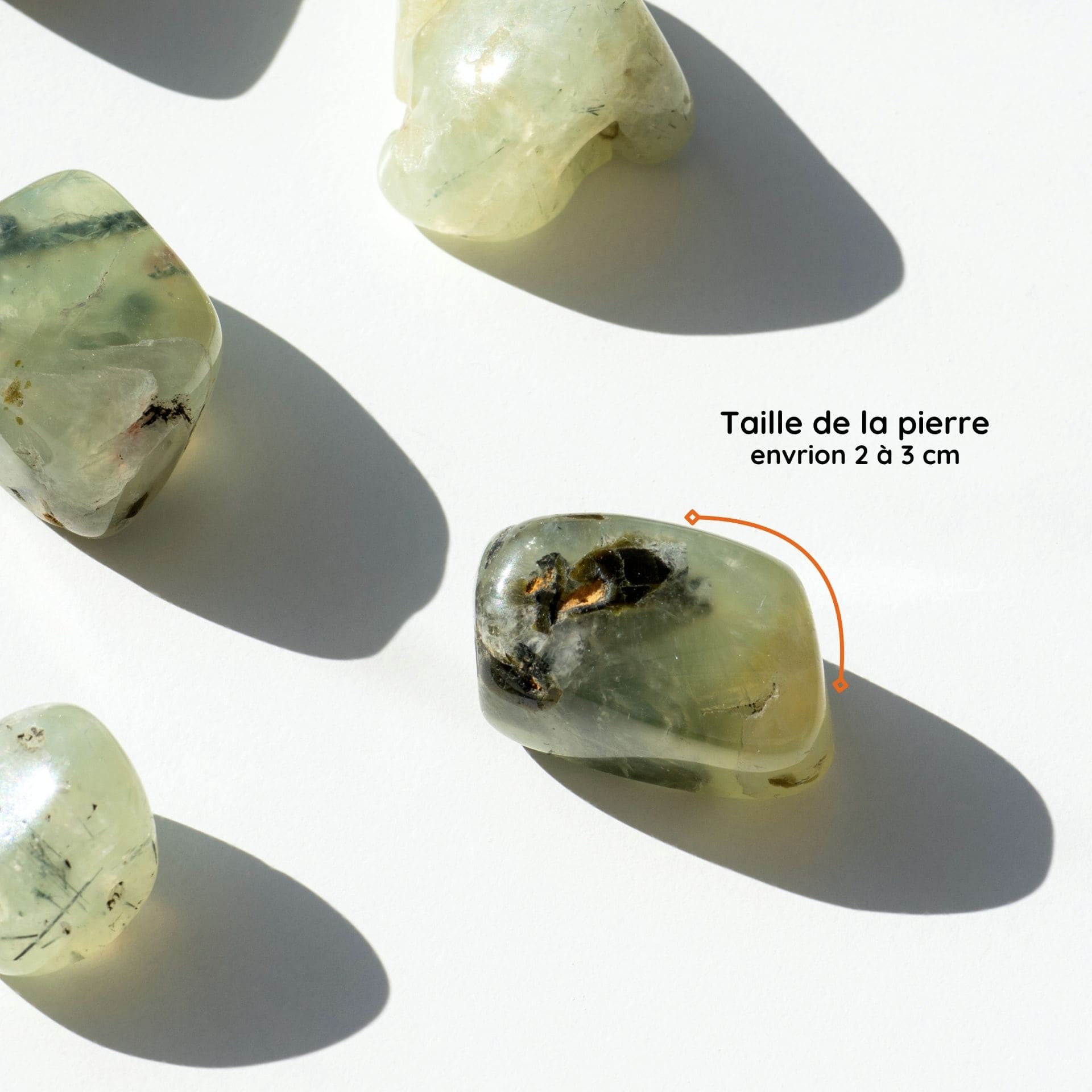 Prehnite taille