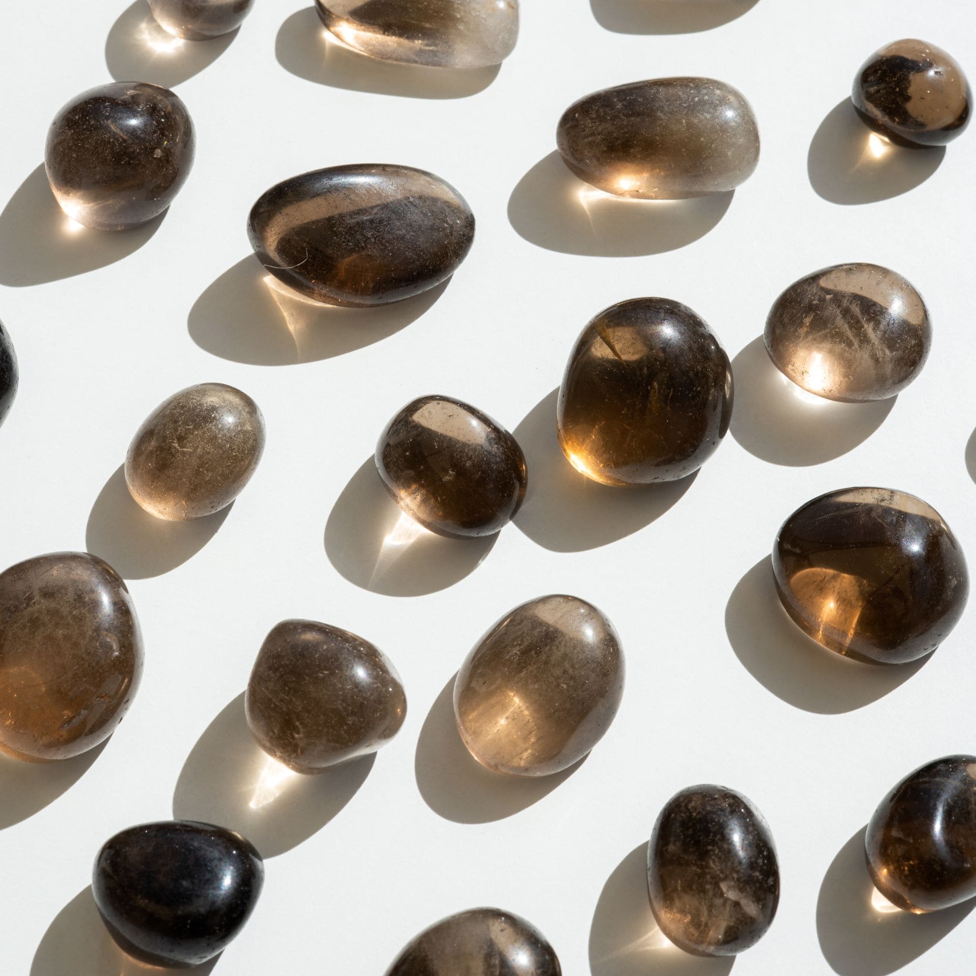 Quartz Fume vue de haut