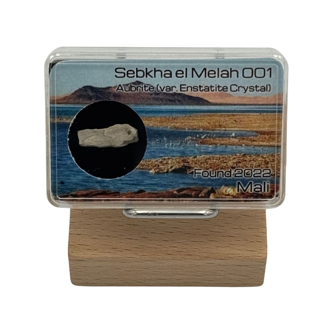 Météorite Sebkha el Melah 001 - Cristal d'Aubrite (Mali 2022)