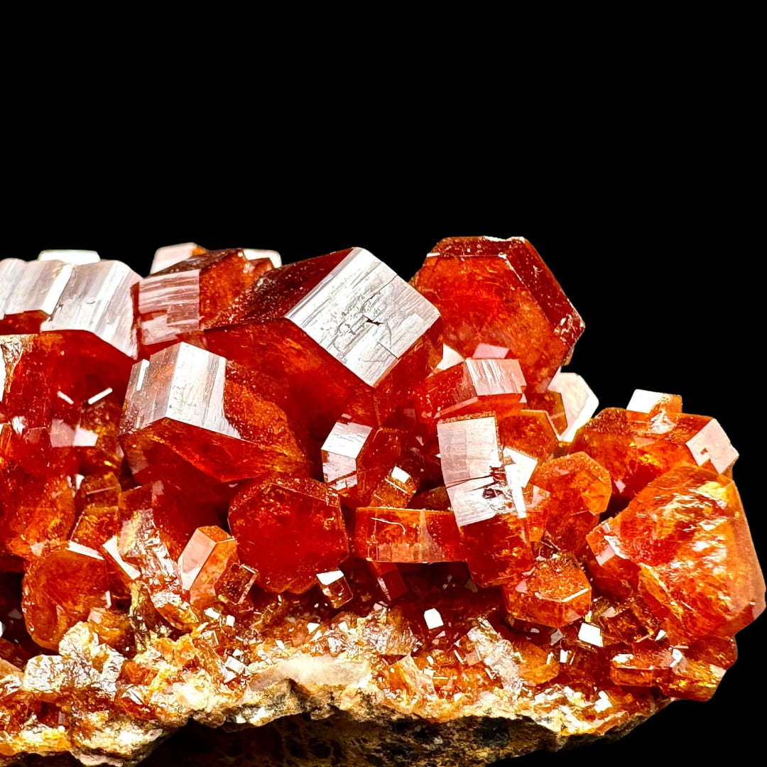 Vanadinite Rouge Hexagonale - Mibladen (Maroc)