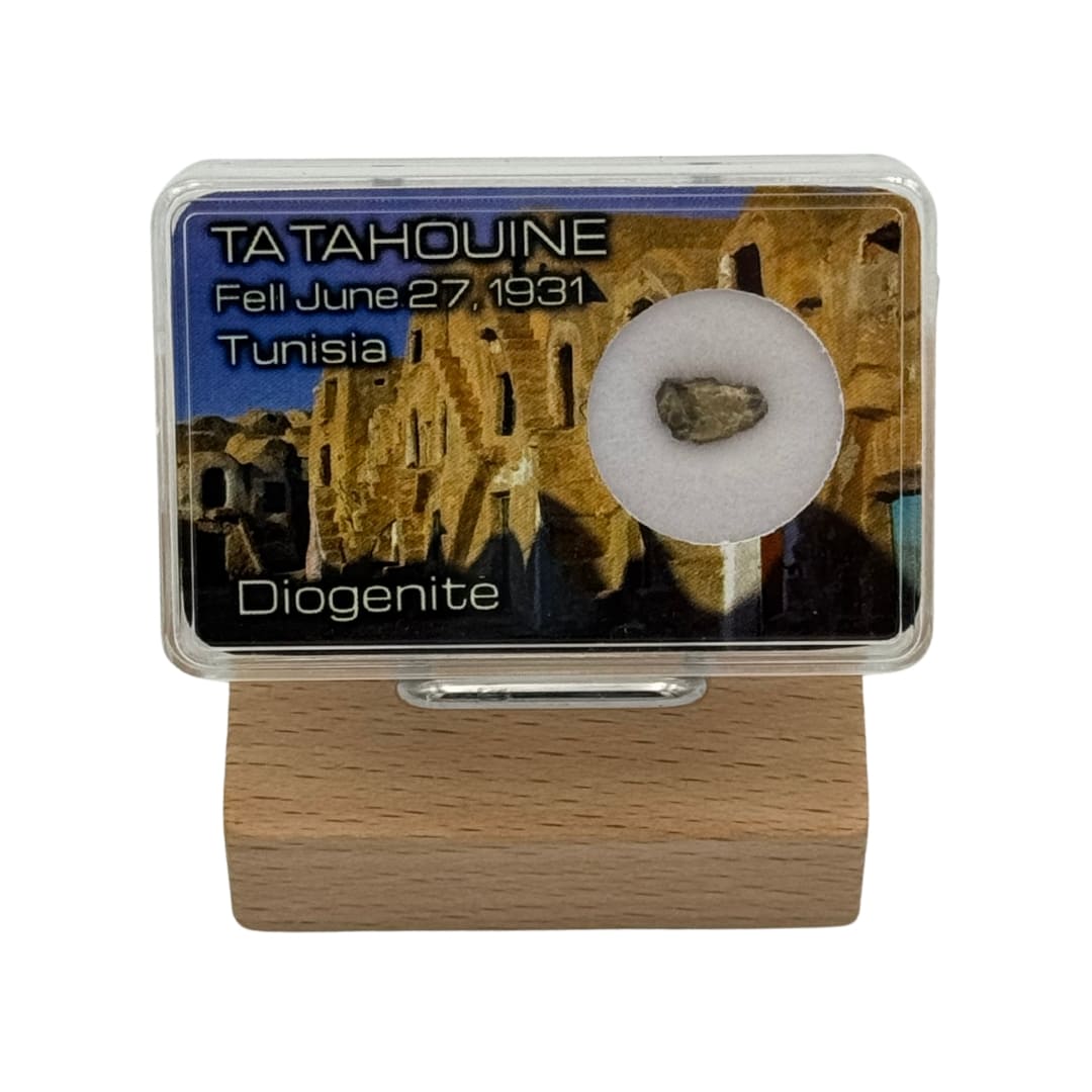 Météorite Tatahouine - La Diogénite Verte (Chute 1931)