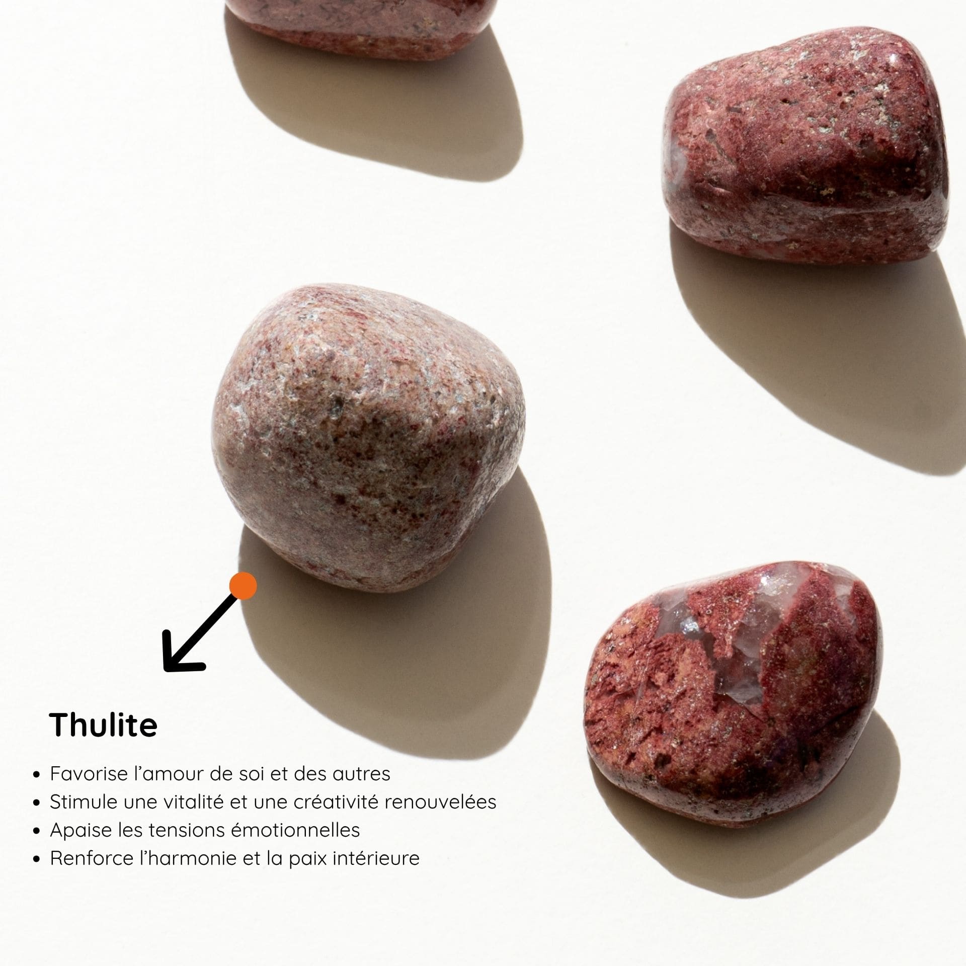 Thulite vertus