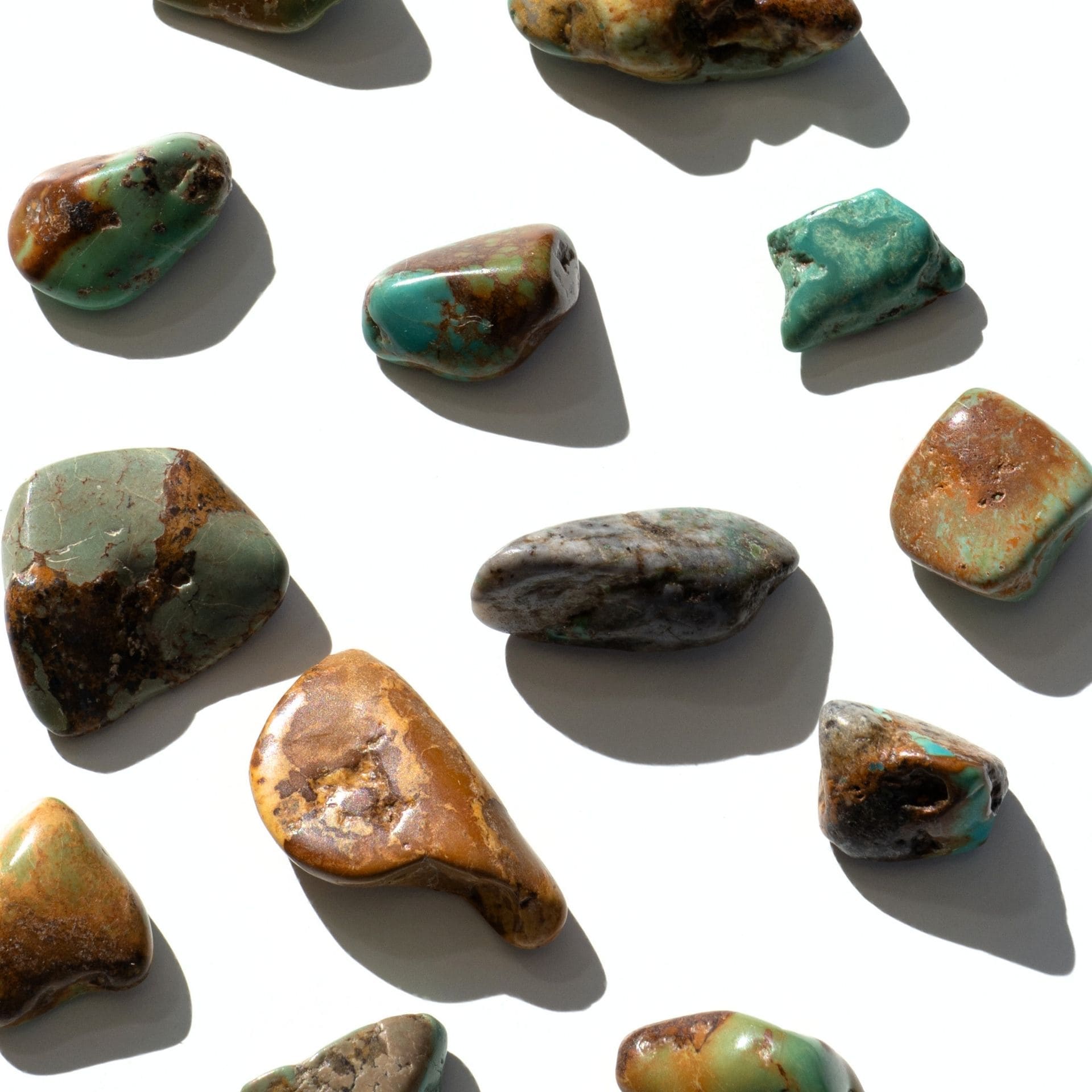 Turquoise roulée zoom