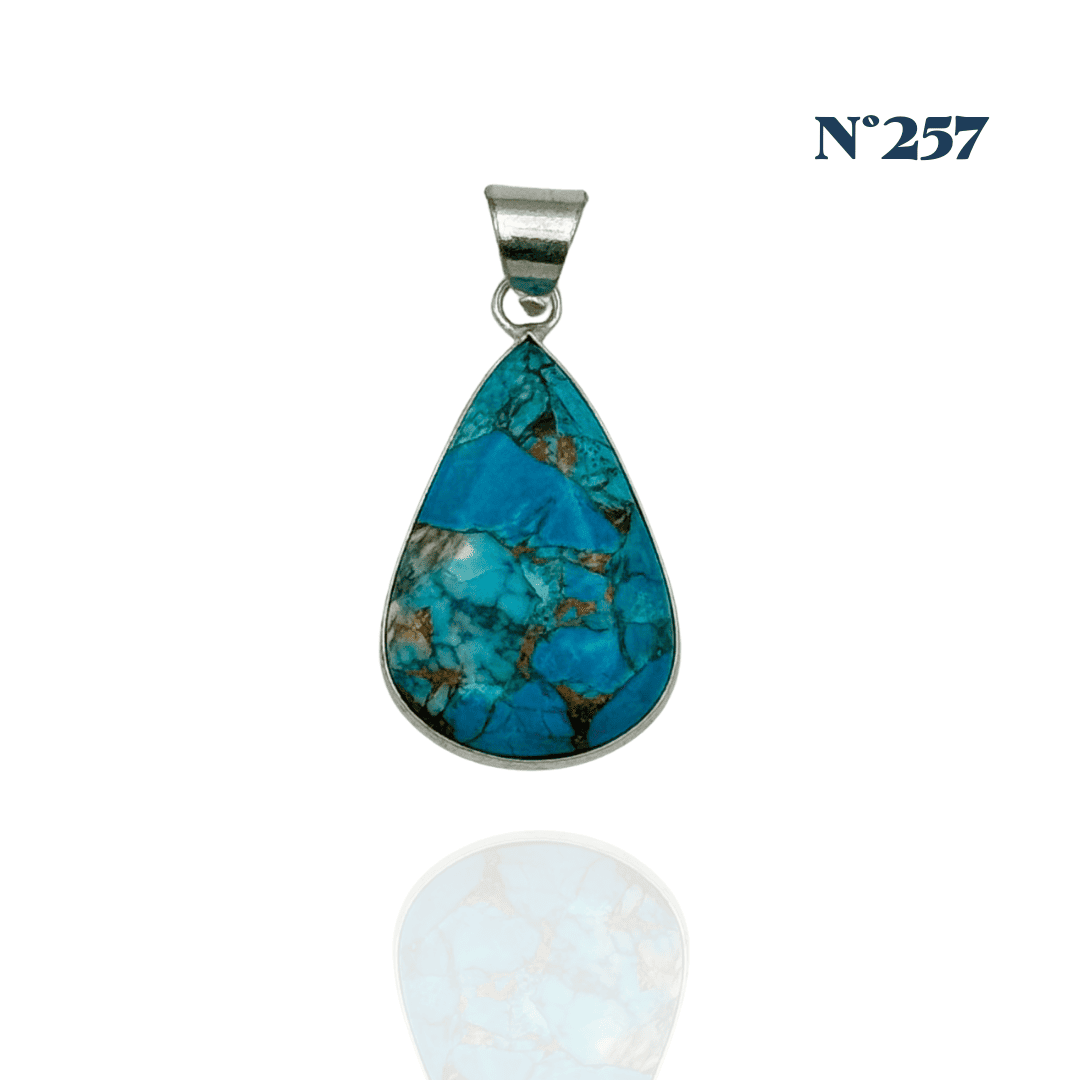 Pendentif en Turquoise – Protection et Communication