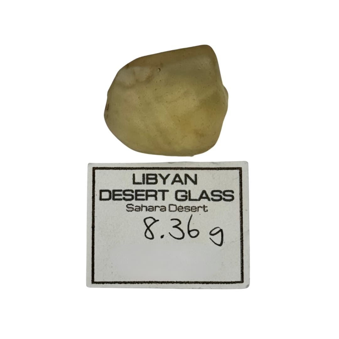 Verre Libyque 8.36g - Tektite d'Or du Sahara (Pièce Unique)
